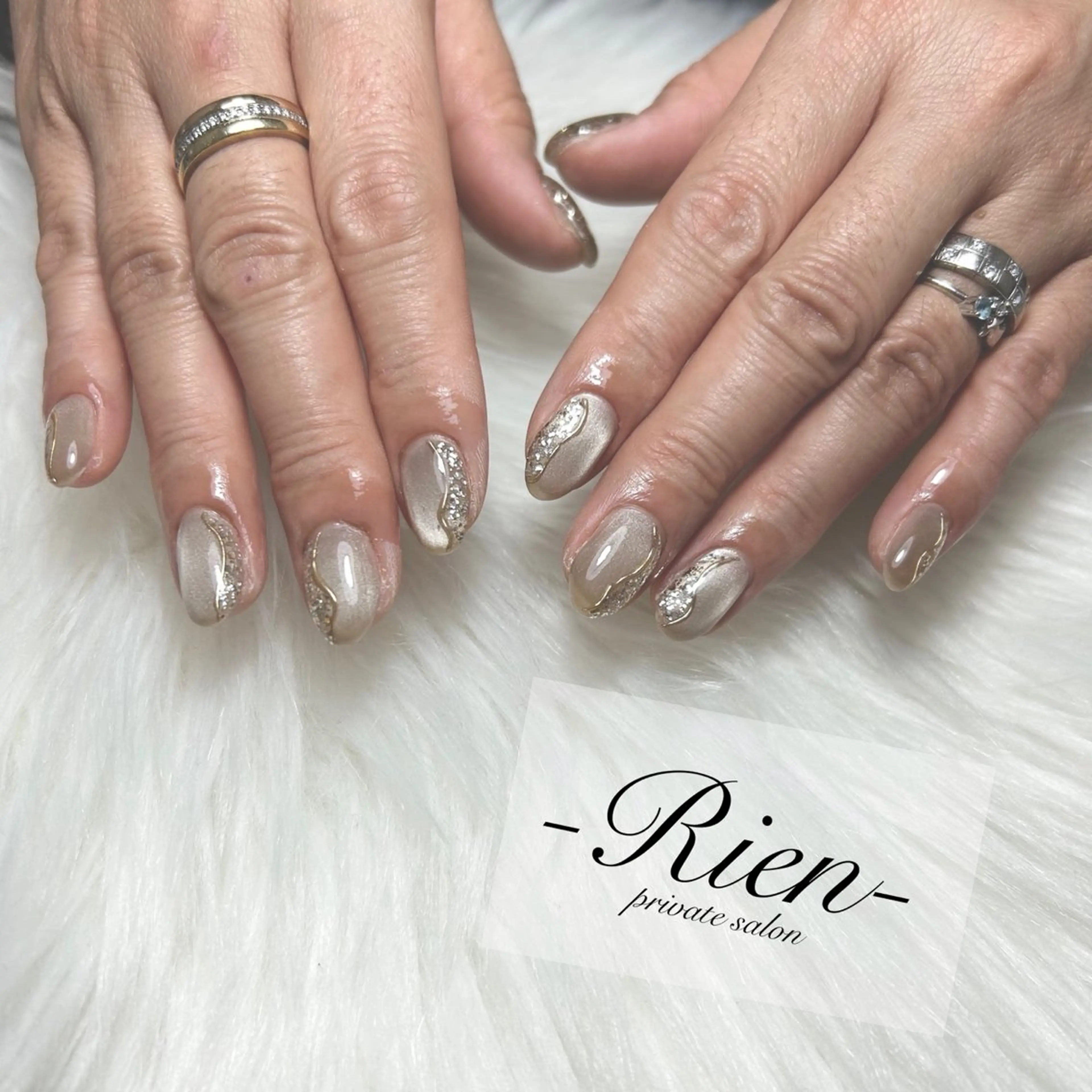 ネイル ハンドネイル -Rien- プライベートサロンのネイルデザイン