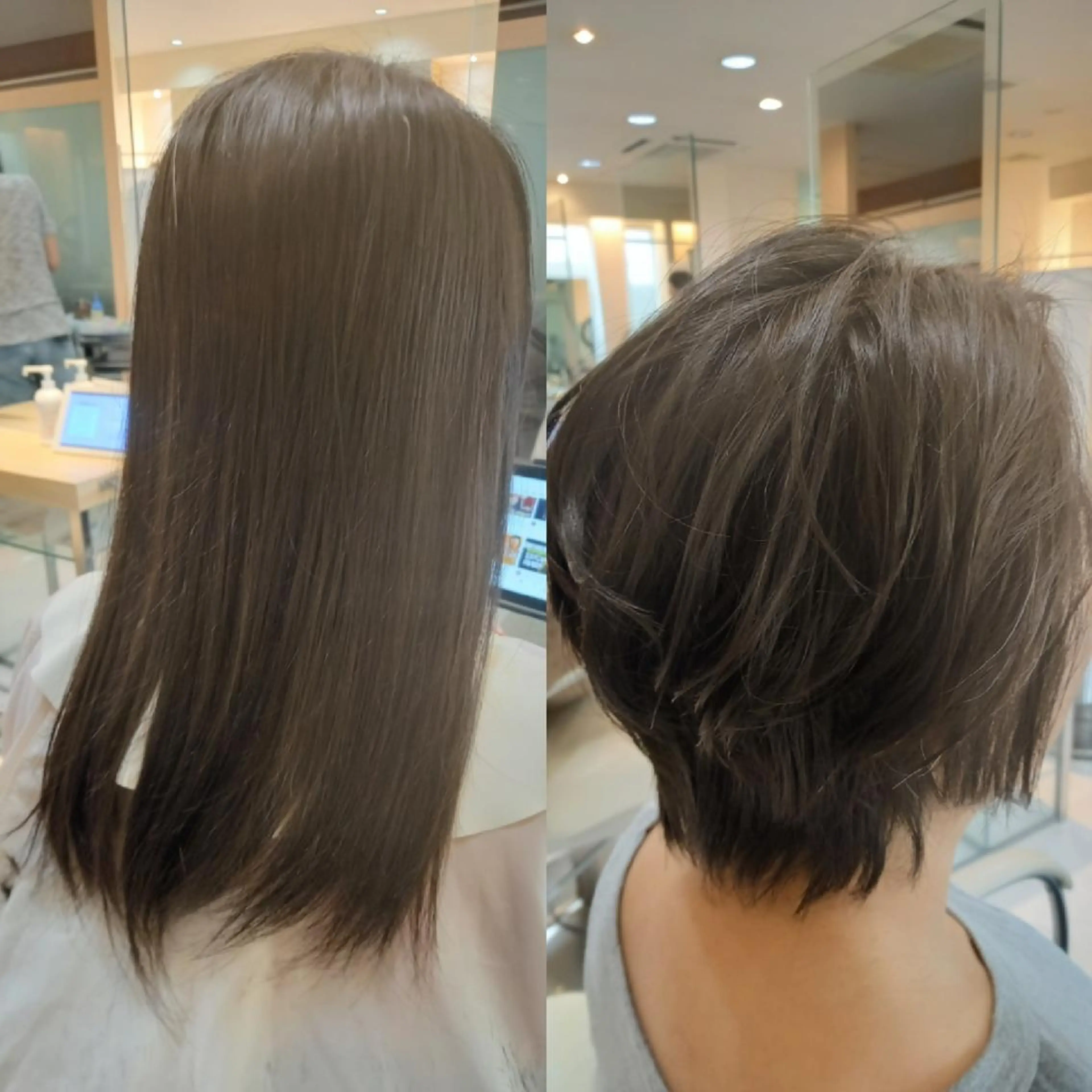 ショート 飯田・髪質改善縮毛矯 正・カラー・パーマのヘアスタイル