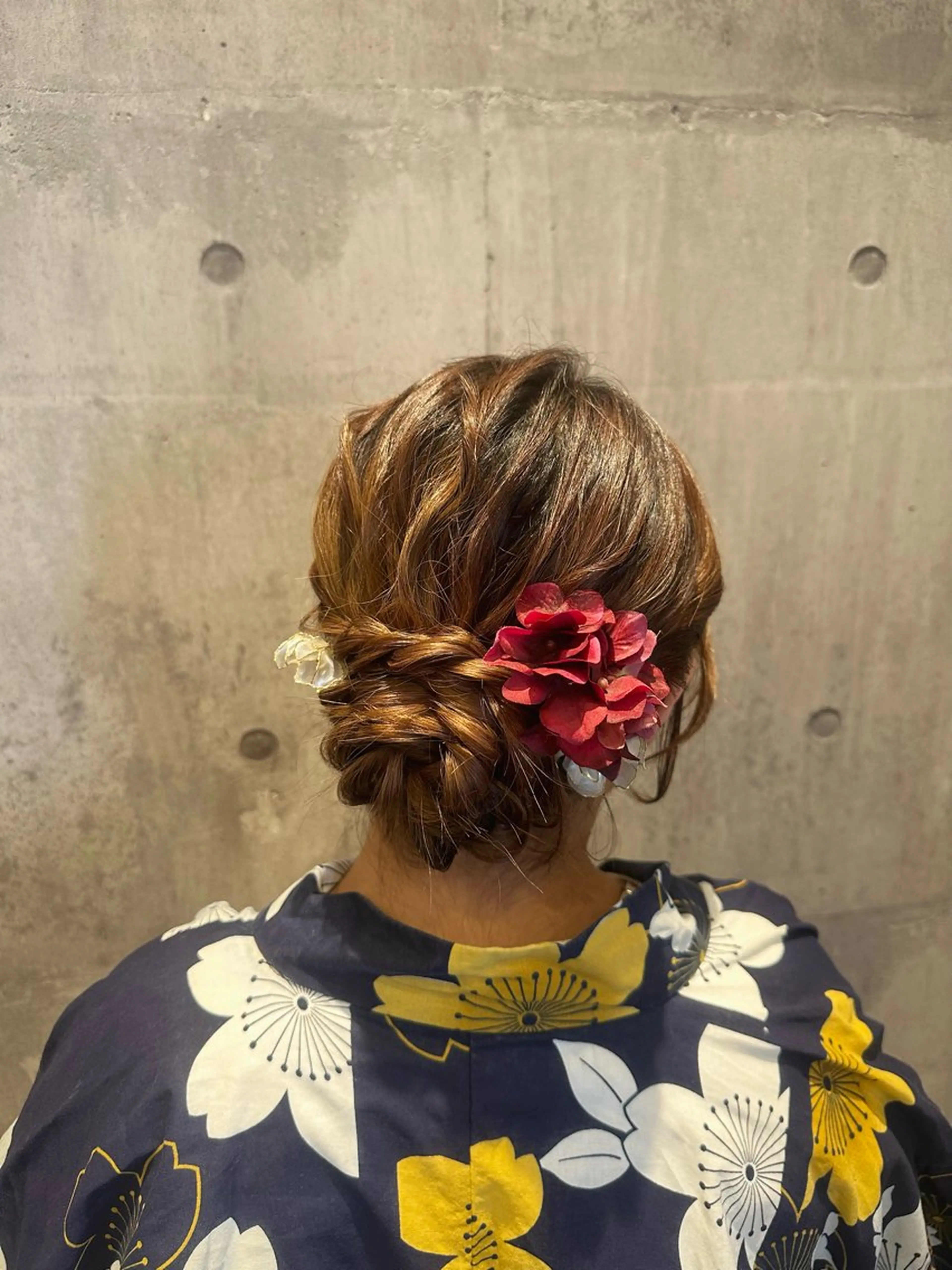 ヘアアレンジ 浴衣 kana🌻 /attraのヘアスタイル