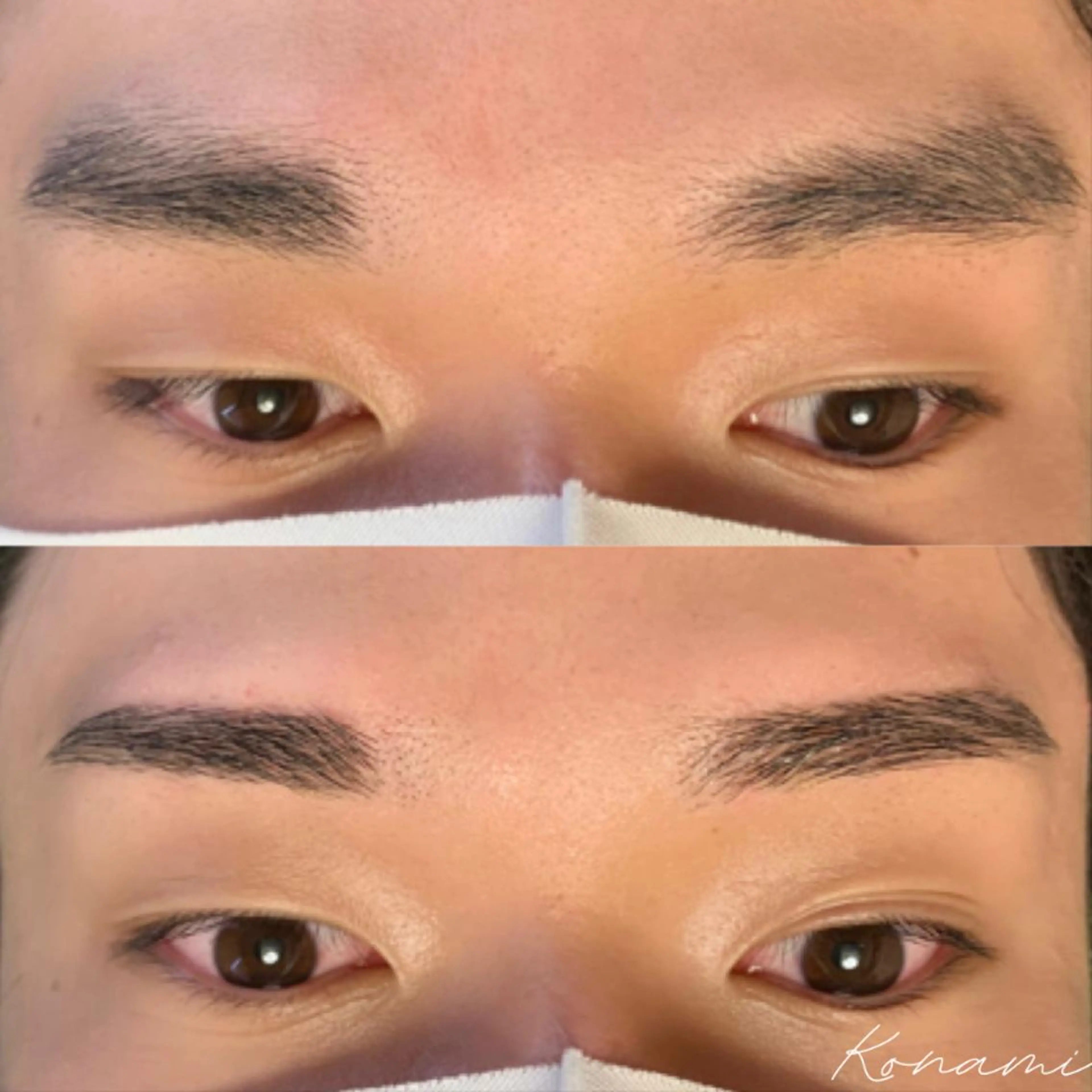 【メンズ眉毛×WAX脱毛】眉毛ワックスの写真