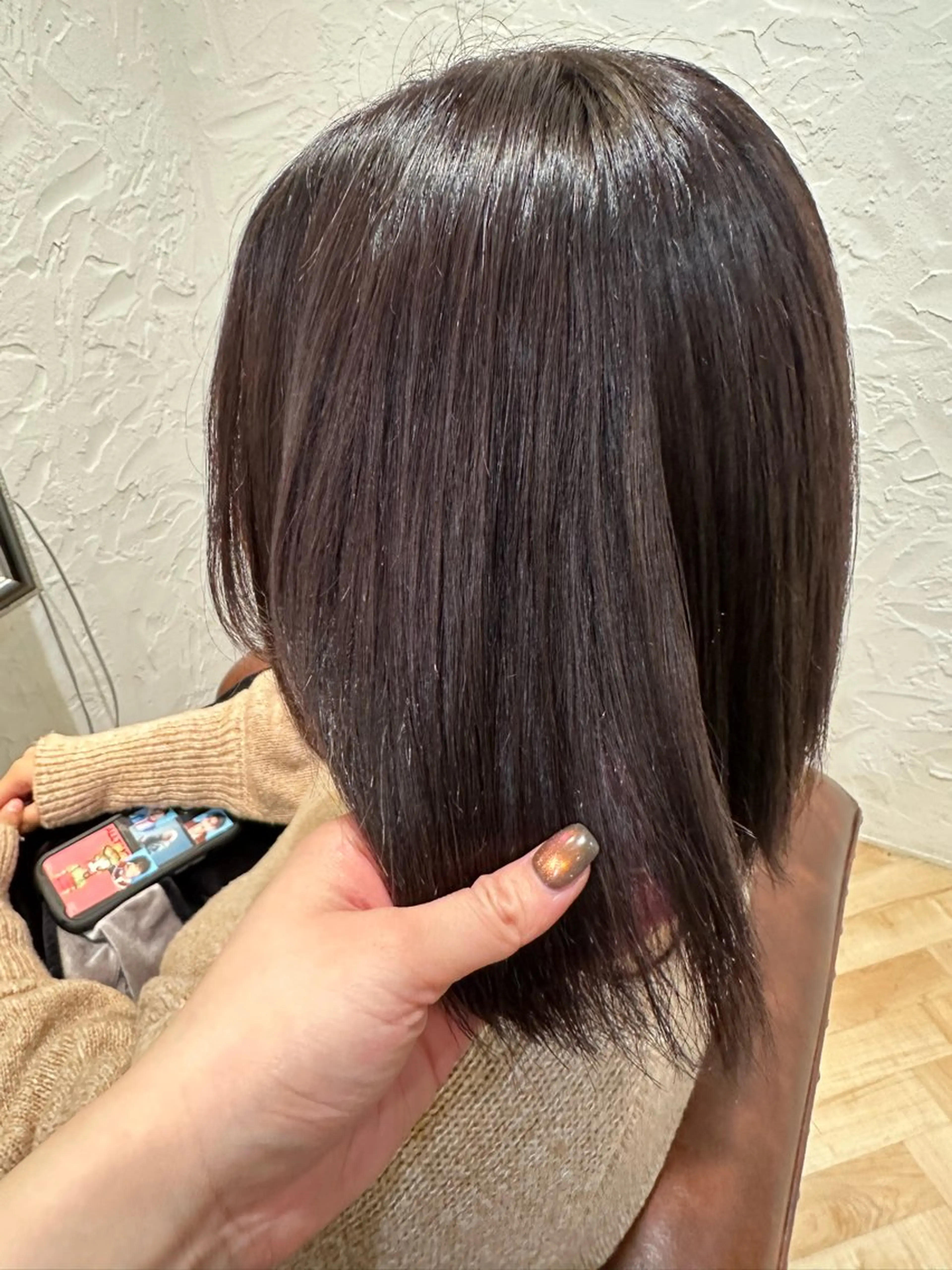 ミディアム カラー イルミナカラー パープルカラー hair salon  CAMON.所属・仙台/camon/ airiのヘアスタイル