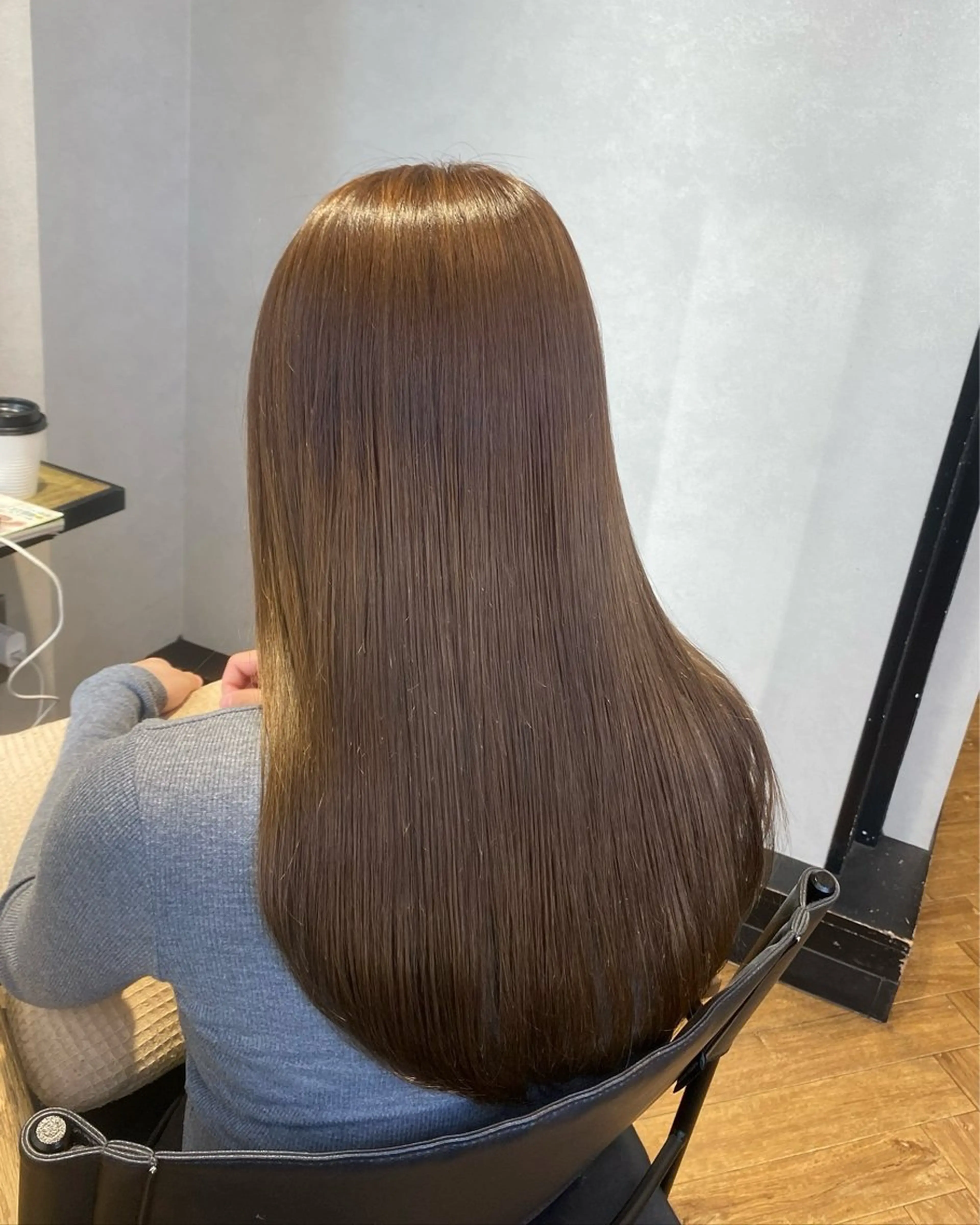 ロング カラー ブリーチ カット ヘアカラー MIREI /韓国風 ショート/大阪美容室のヘアスタイル