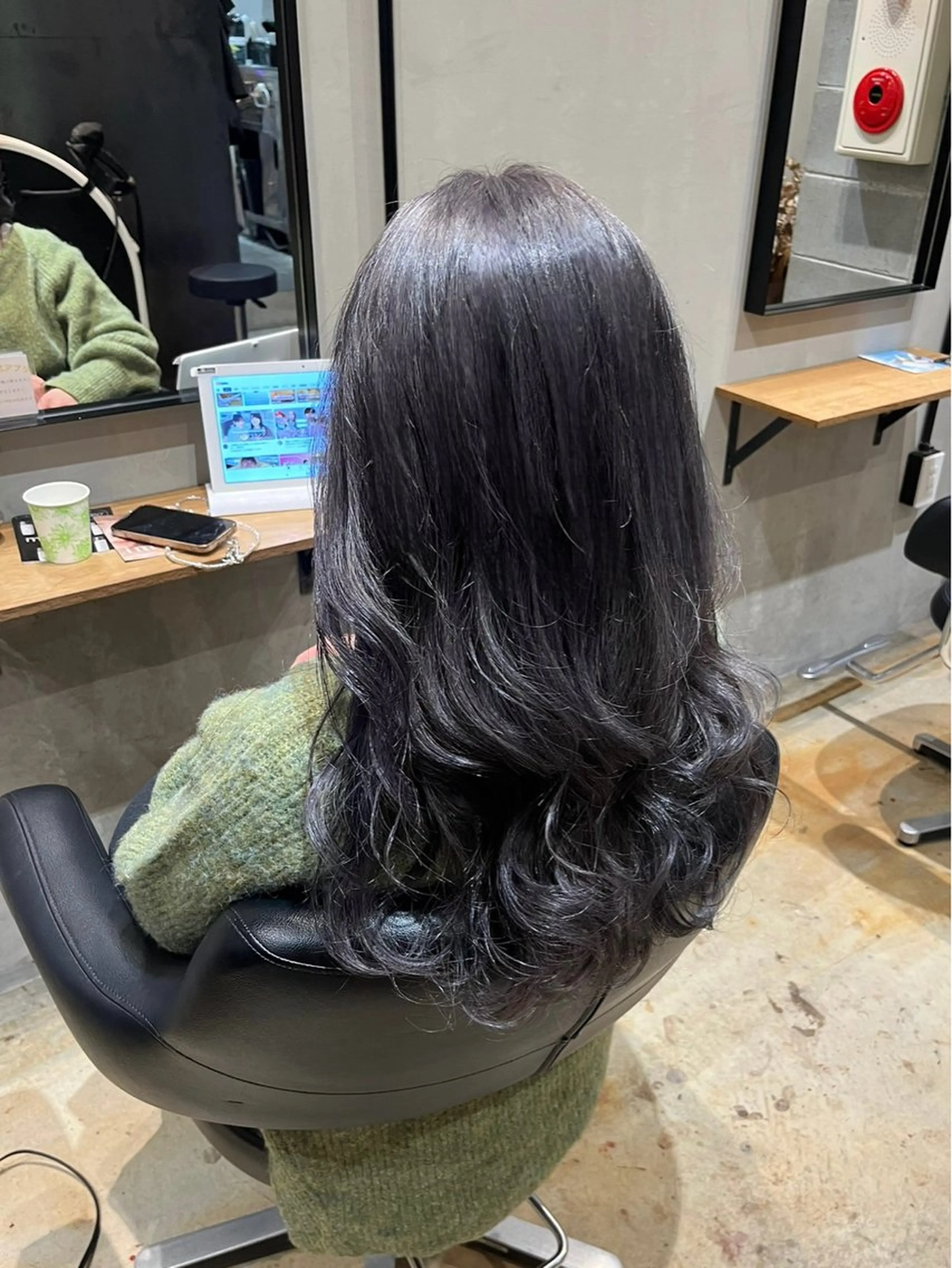 ロング カラー ヘアアレンジ ブリーチ ケアブリーチ みわ/博多 ブリーチ/メンズヘアのヘアスタイル