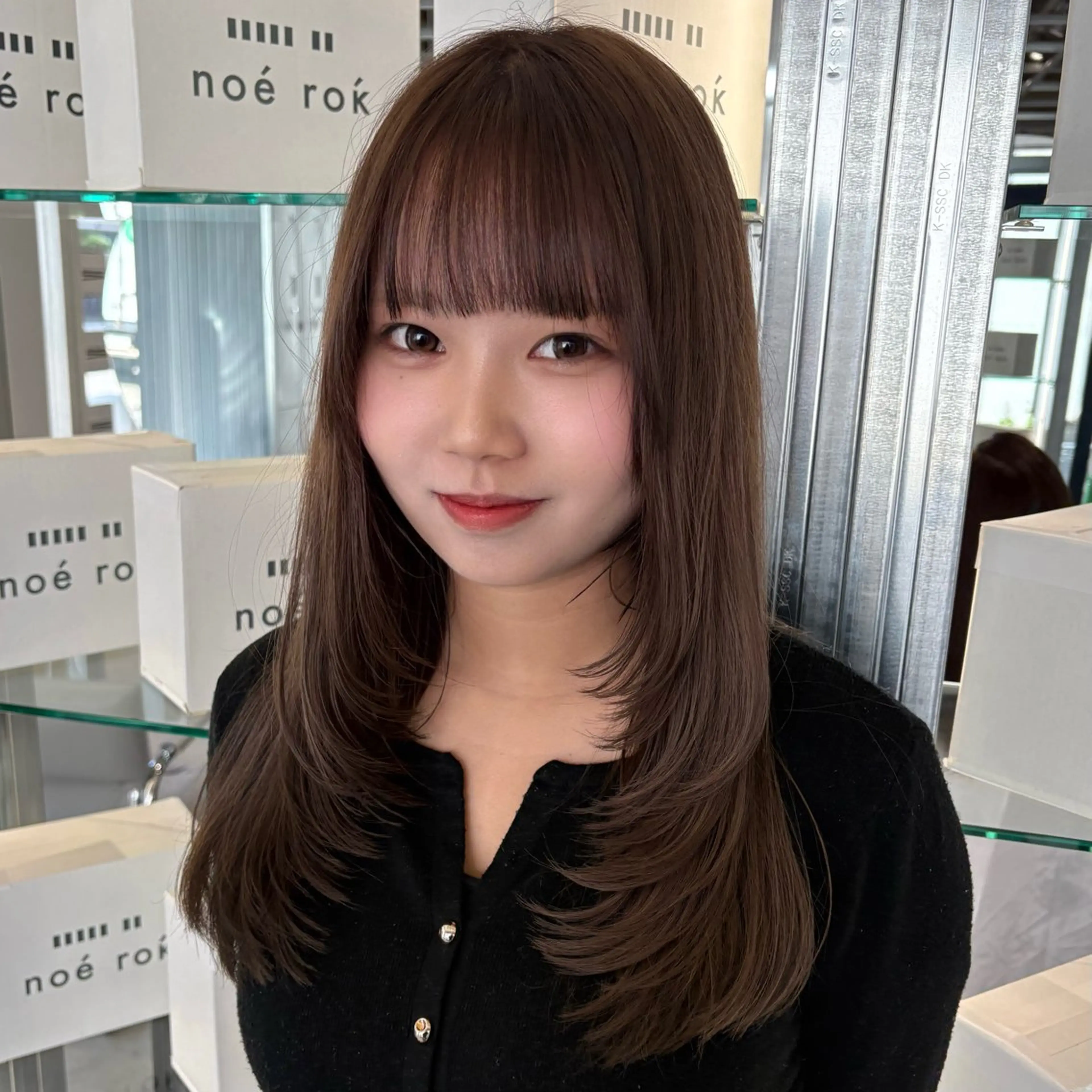 セミロング カラー カット ヘアカラー トリートメント ✨縮毛矯正/ボブ✨ 佐藤 さくらのヘアスタイル