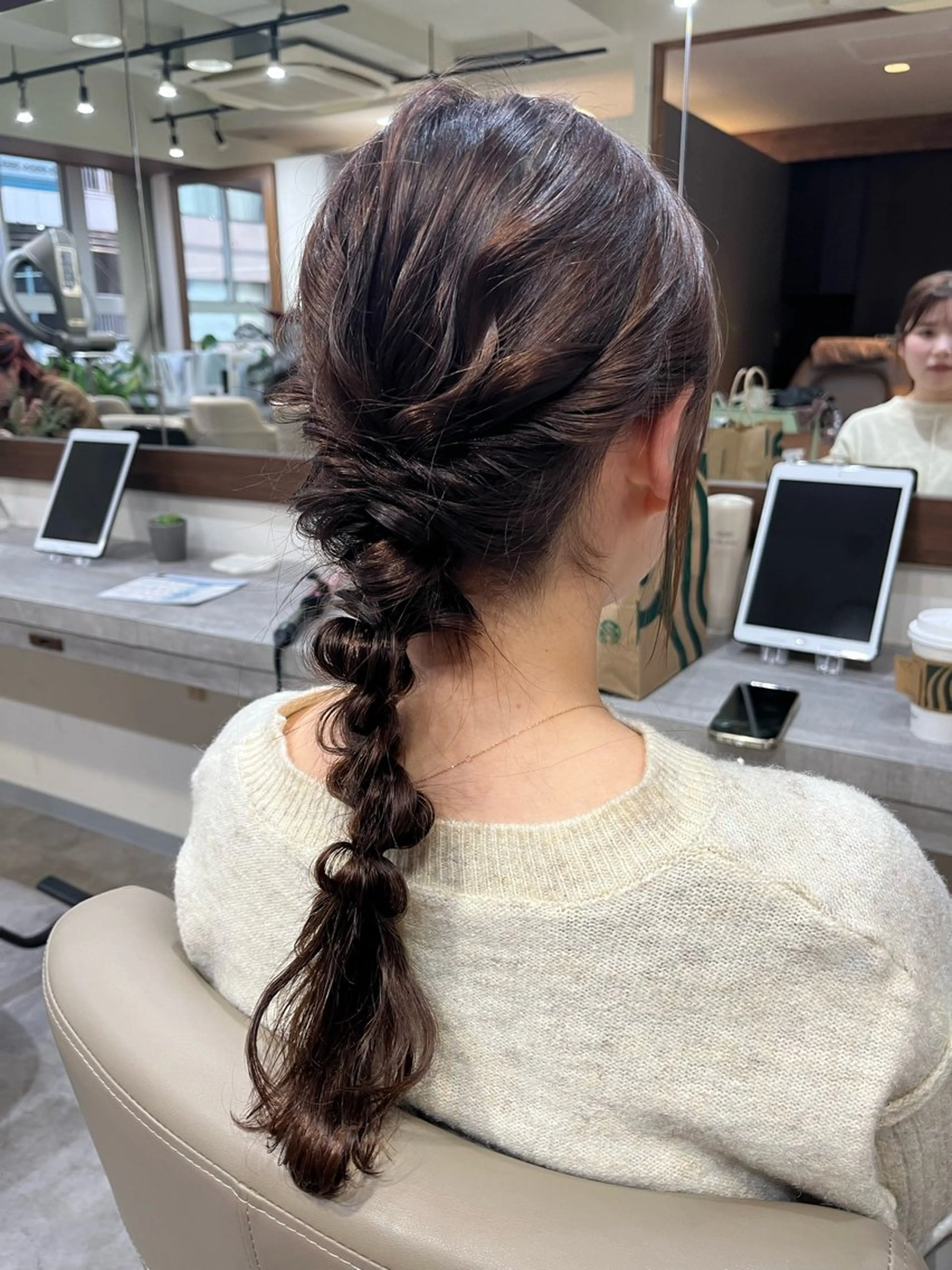 ロング ヘアセット 韓国風パーマ/ヘア セット/店長みづきのヘアスタイル