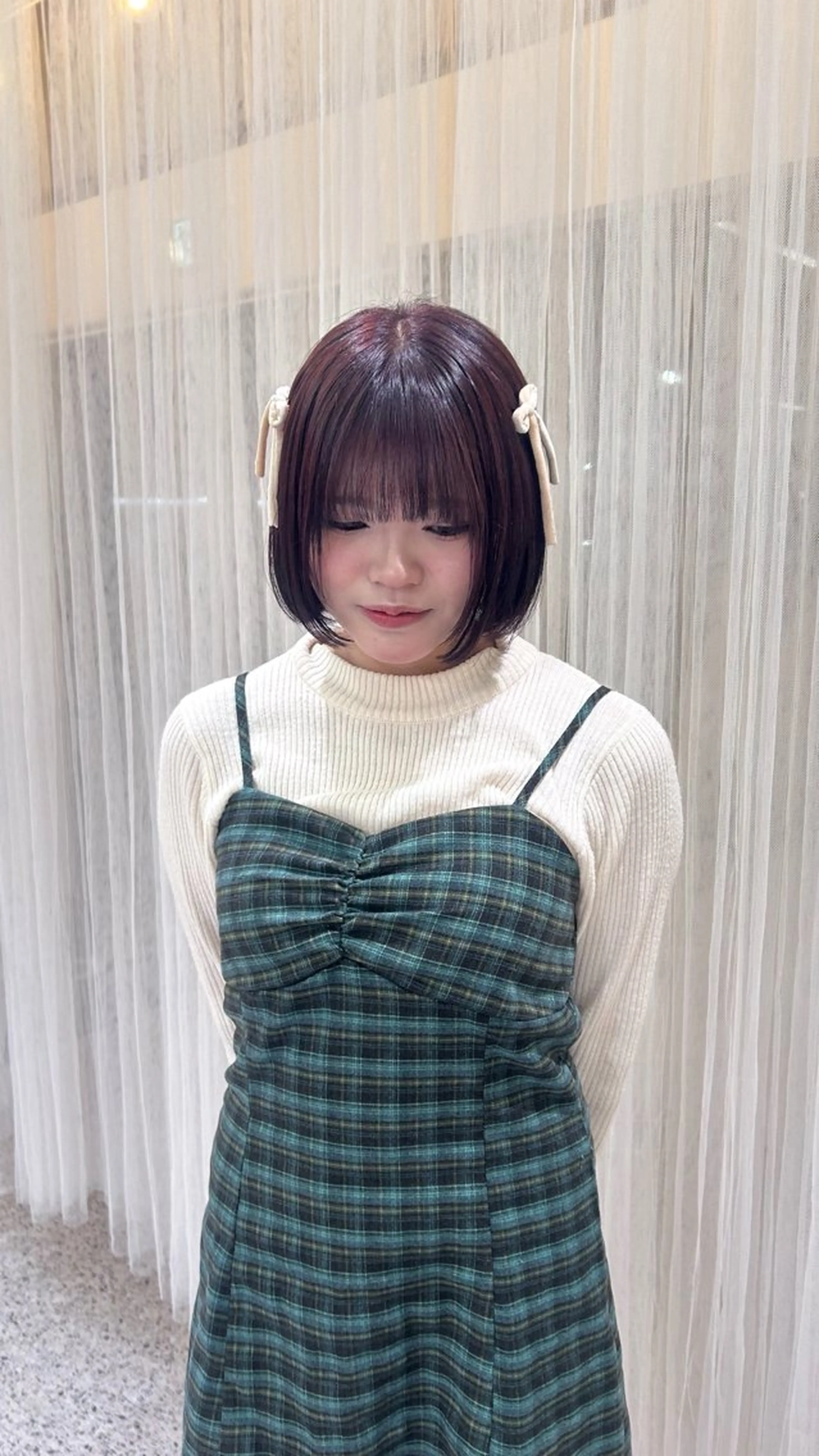 カラー cher. 熊谷衣織のヘアスタイル