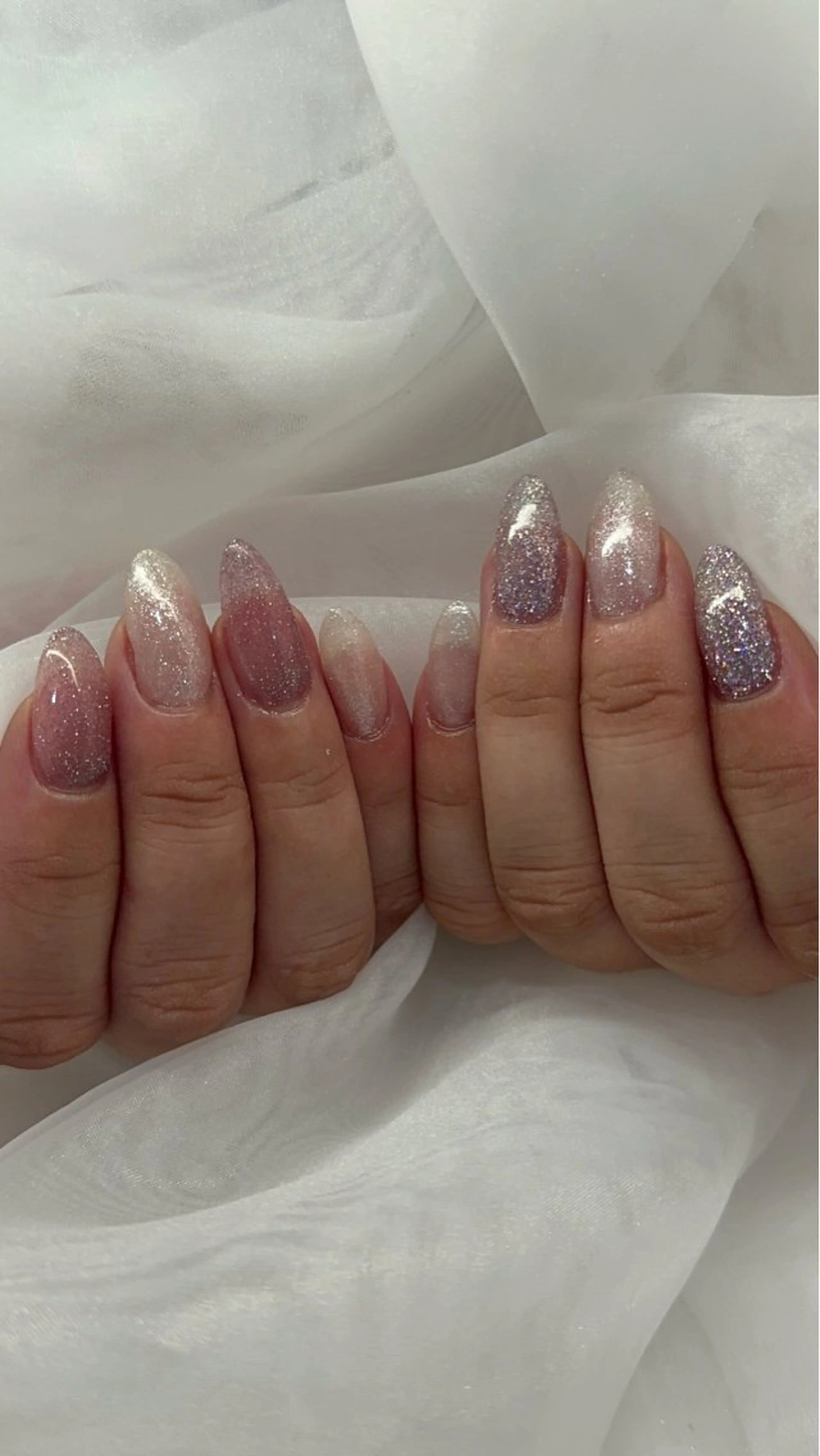 ネイル フラッシュネイル ピンク ハンドネイル フットネイル 堀 青空のネイルデザイン