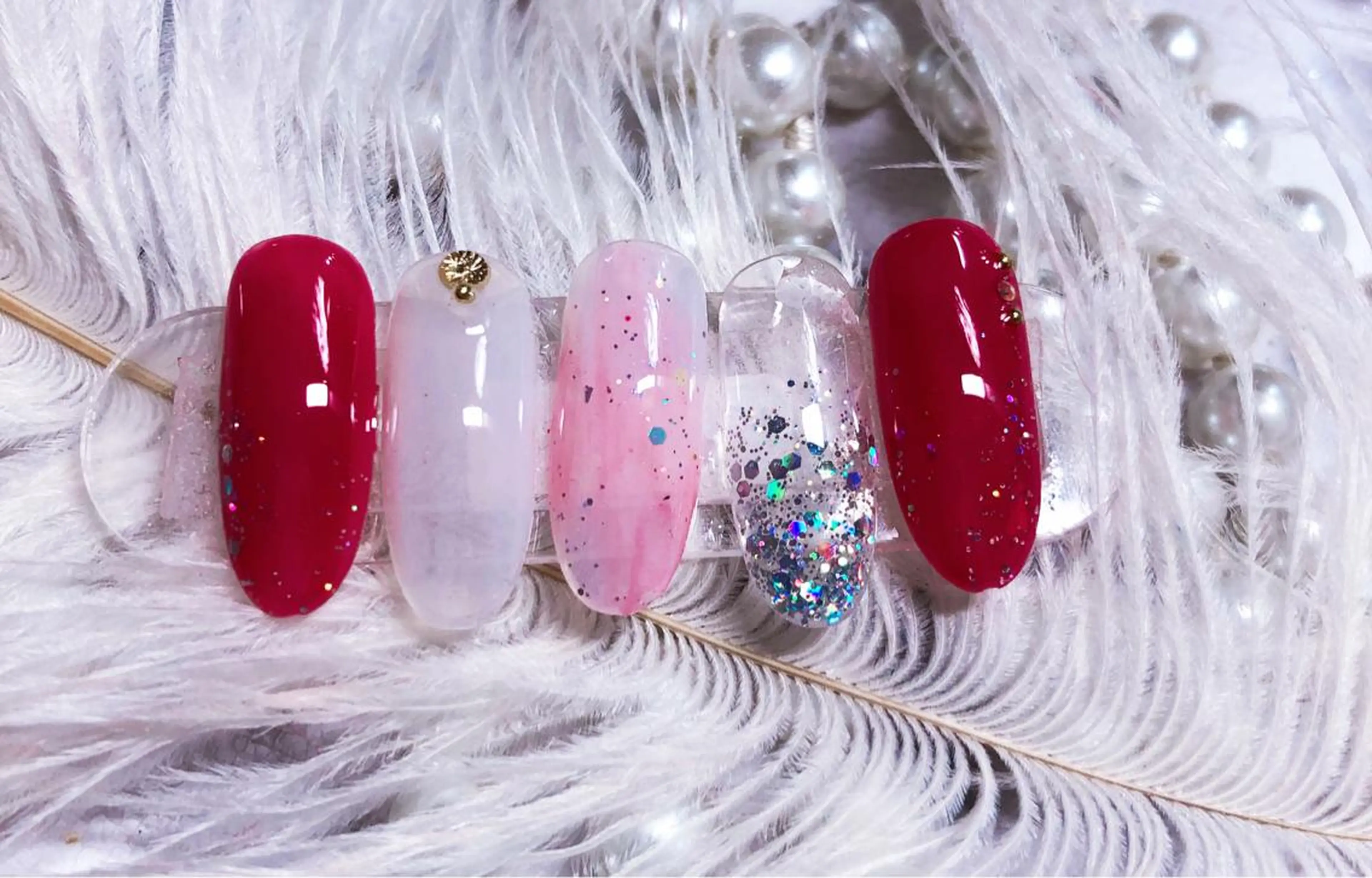 ネイル ハンドネイル マジックミラー所属・マジック ミラーのネイルデザイン