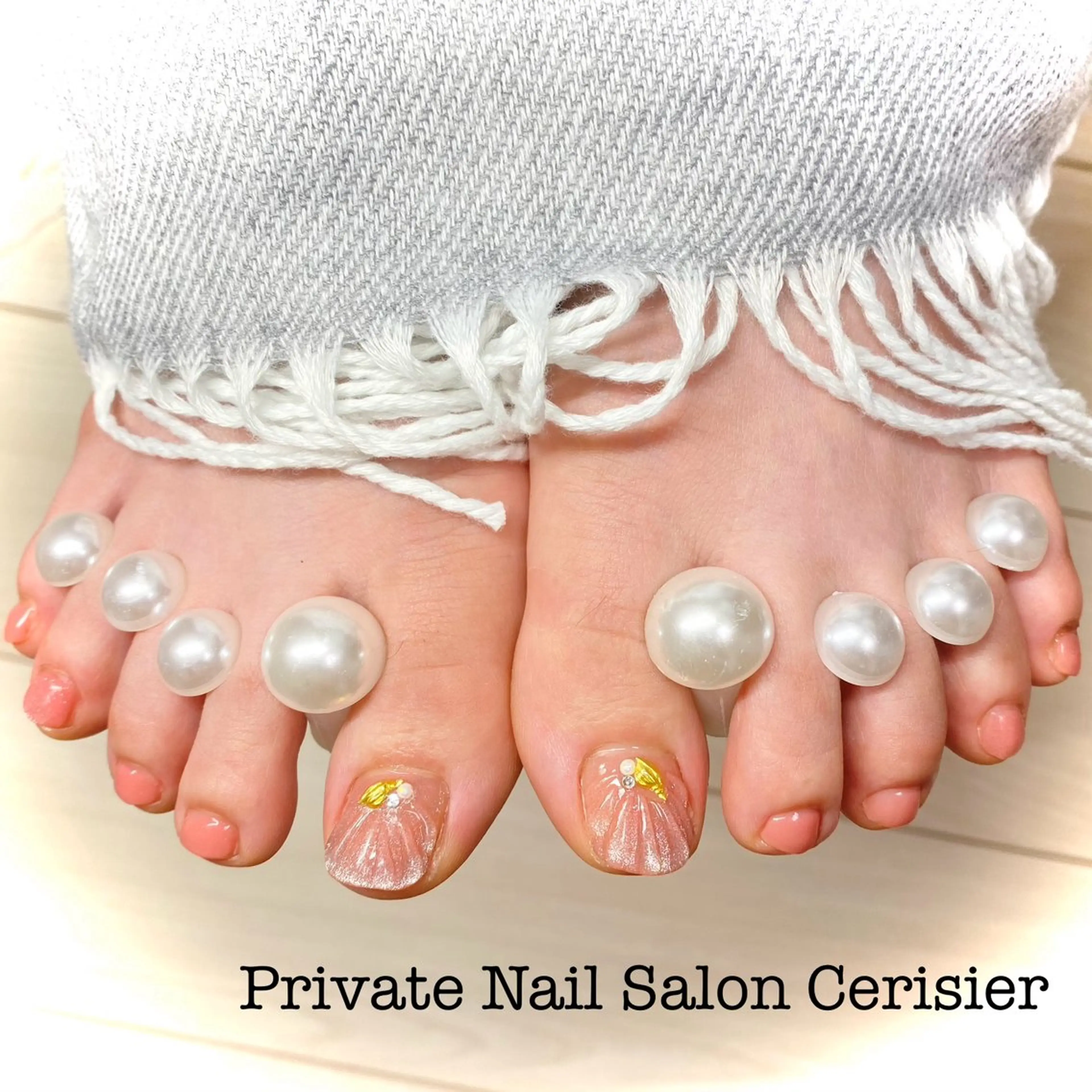 ネイル マグネットネイル フットネイル Honda Kaoriのネイルデザイン