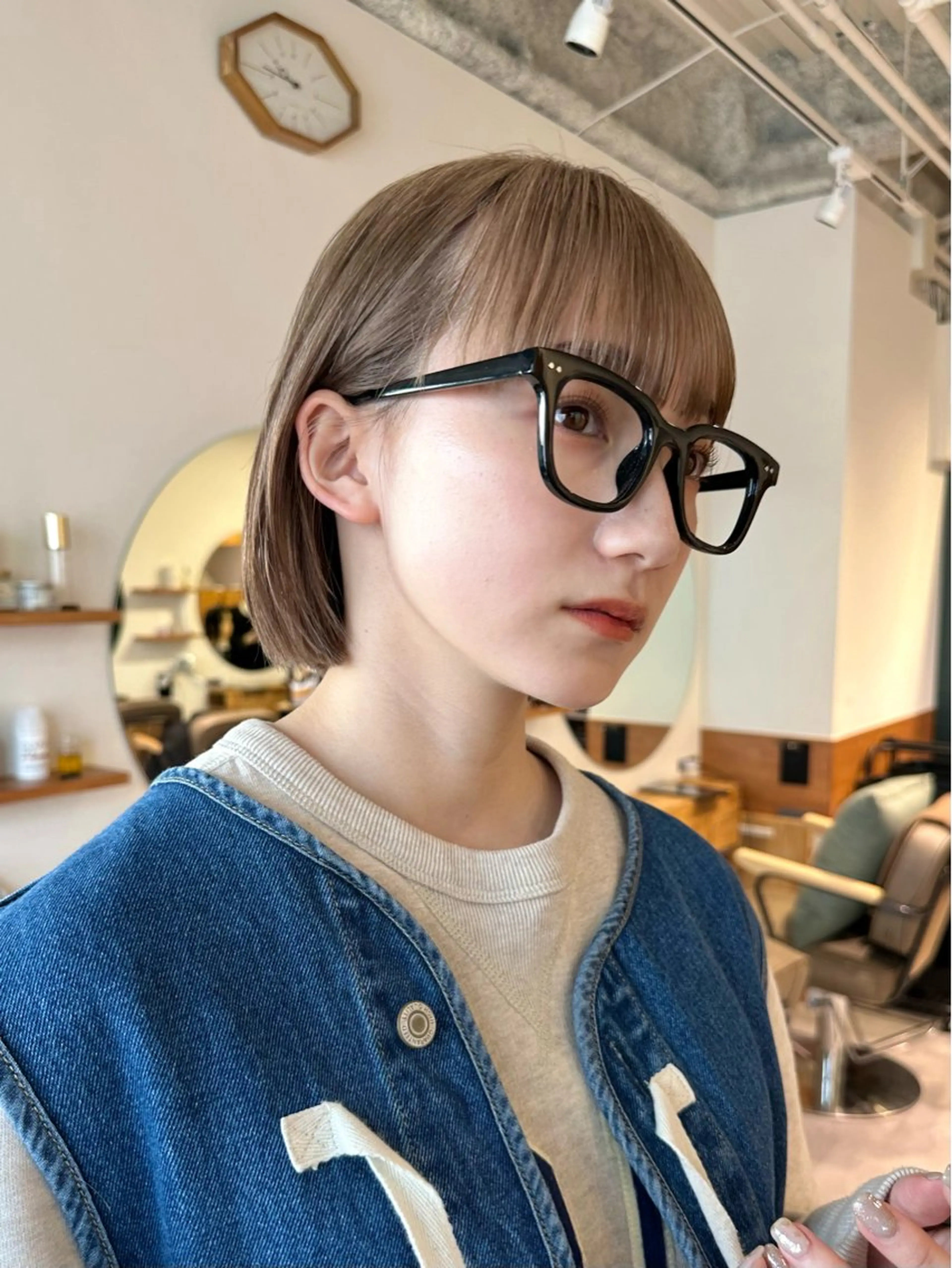 ショート sea by luvismけやき通り2号店所属・ボブ/ショート/ 縮毛矯正/岸本恭明のヘアスタイル