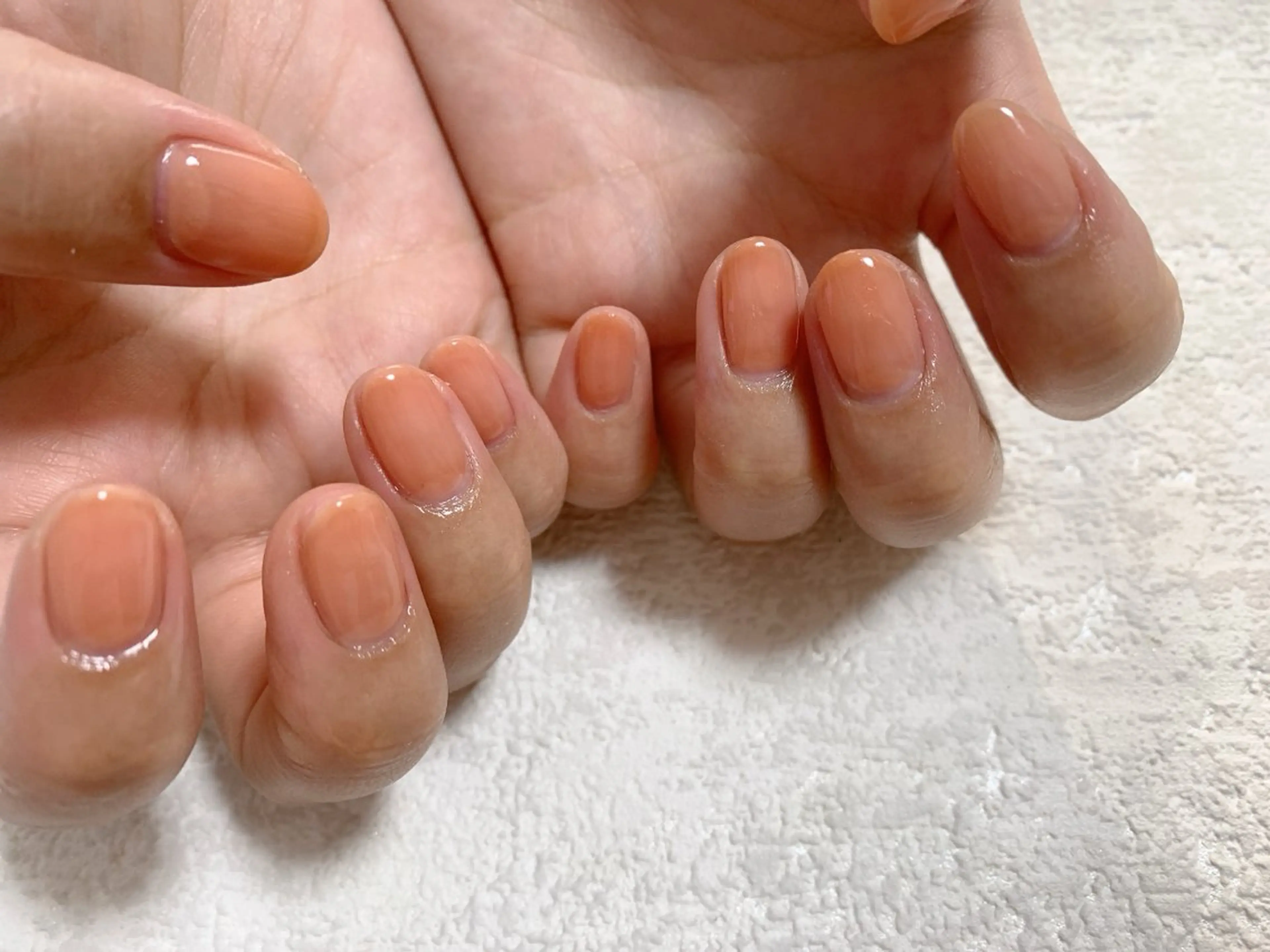 ネイル ジェルネイル 韓国ネイル メンズネイル ワンカラーネイル パラジェル kiki nail たまプラーザのネイルデザイン