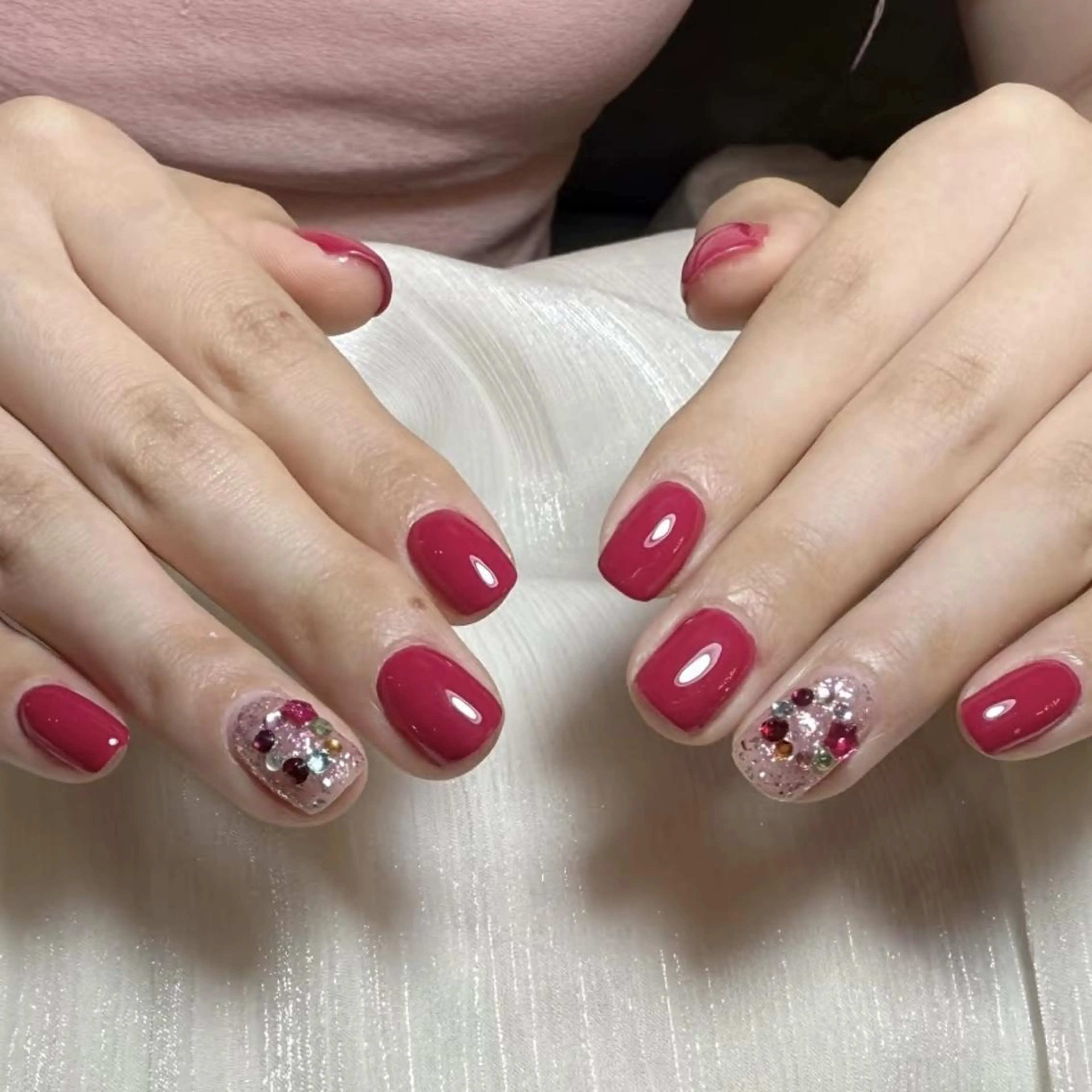 ネイル ハンドネイル ハンドケア DEMAIN- 🌹のネイルデザイン