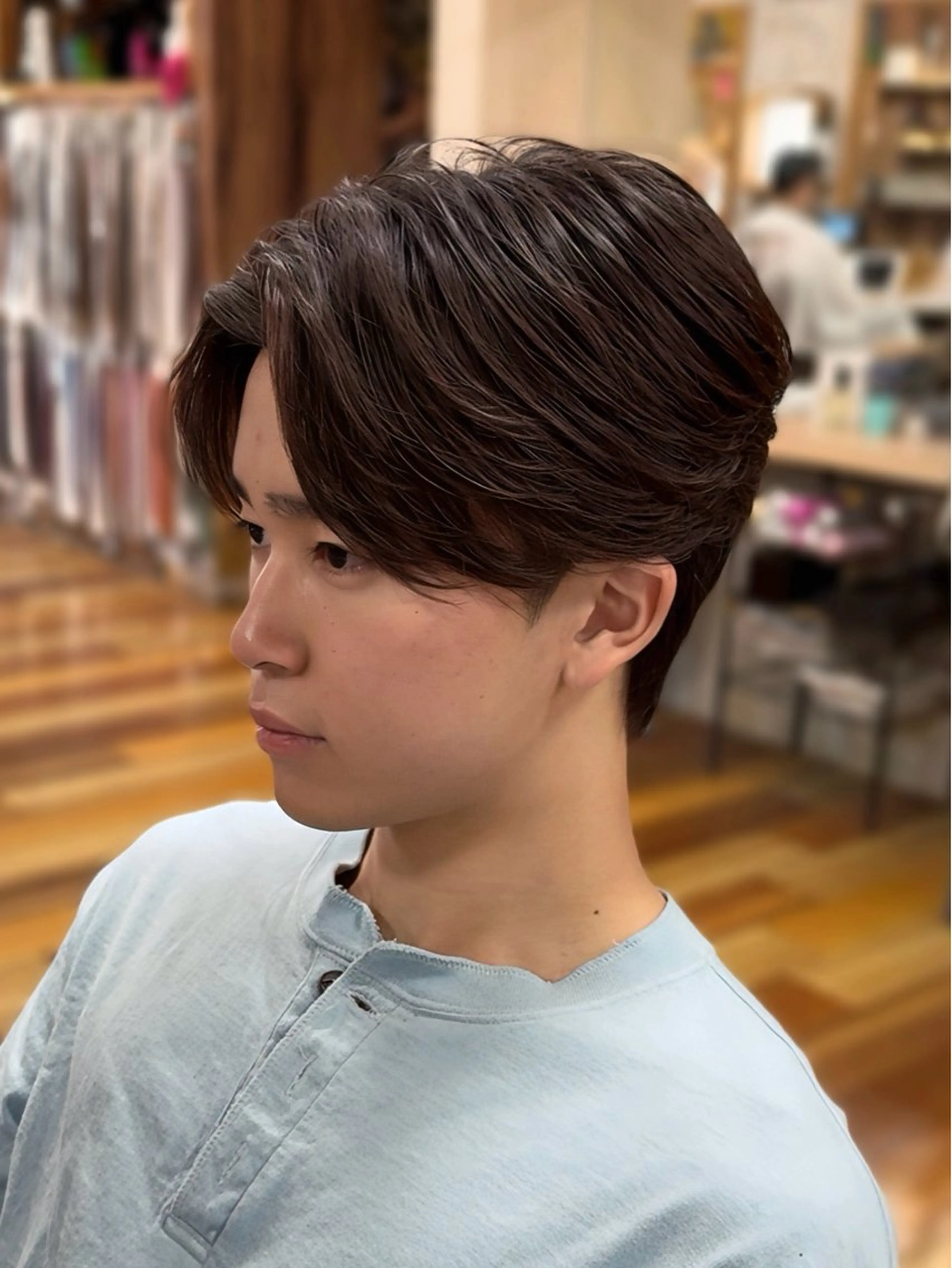 メンズ カット 縮毛矯正 メンズ曲がる 縮毛矯正/駅徒歩4分のヘアスタイル