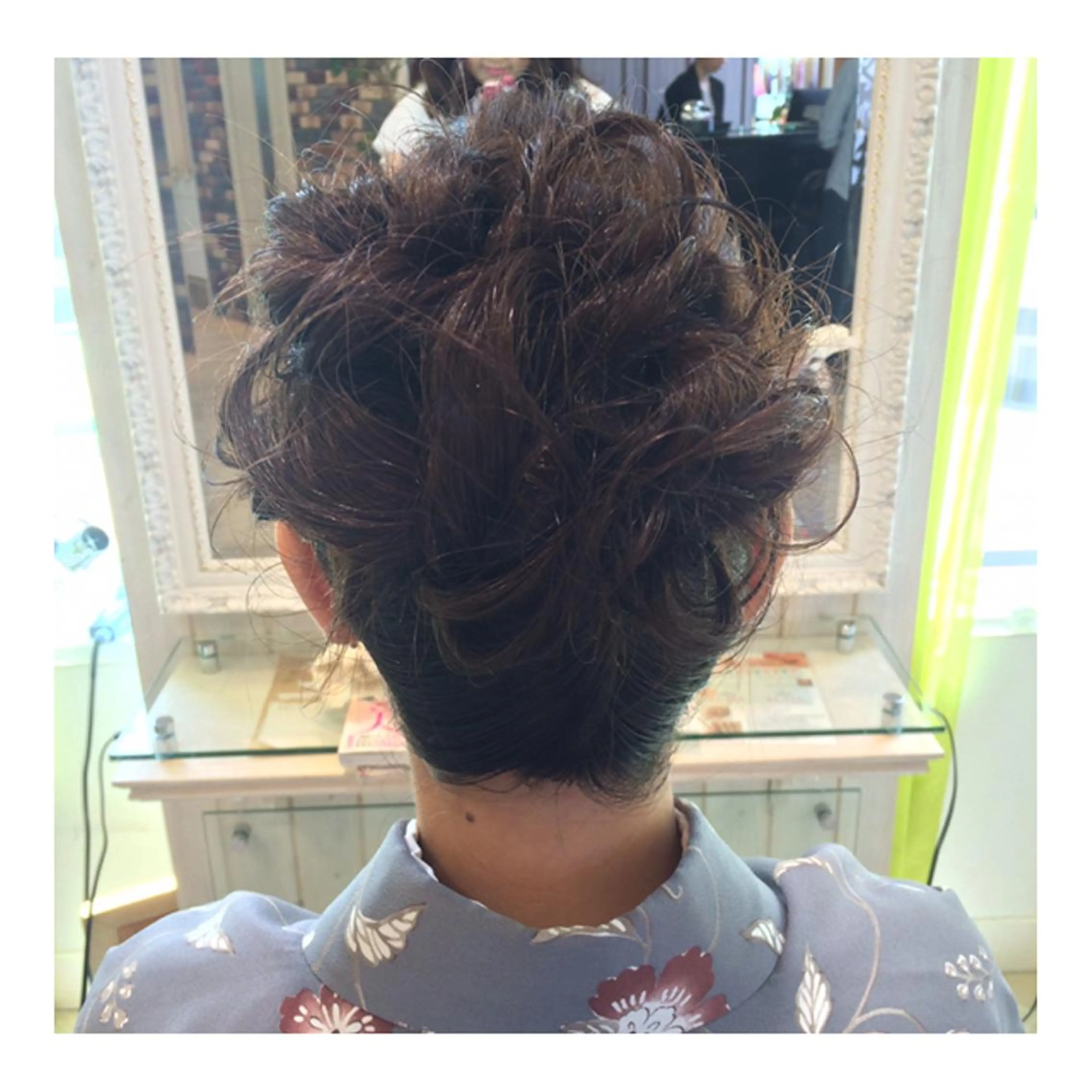 ミディアム セミロング ロング ヘアアレンジ 若林 美由希のヘアスタイル