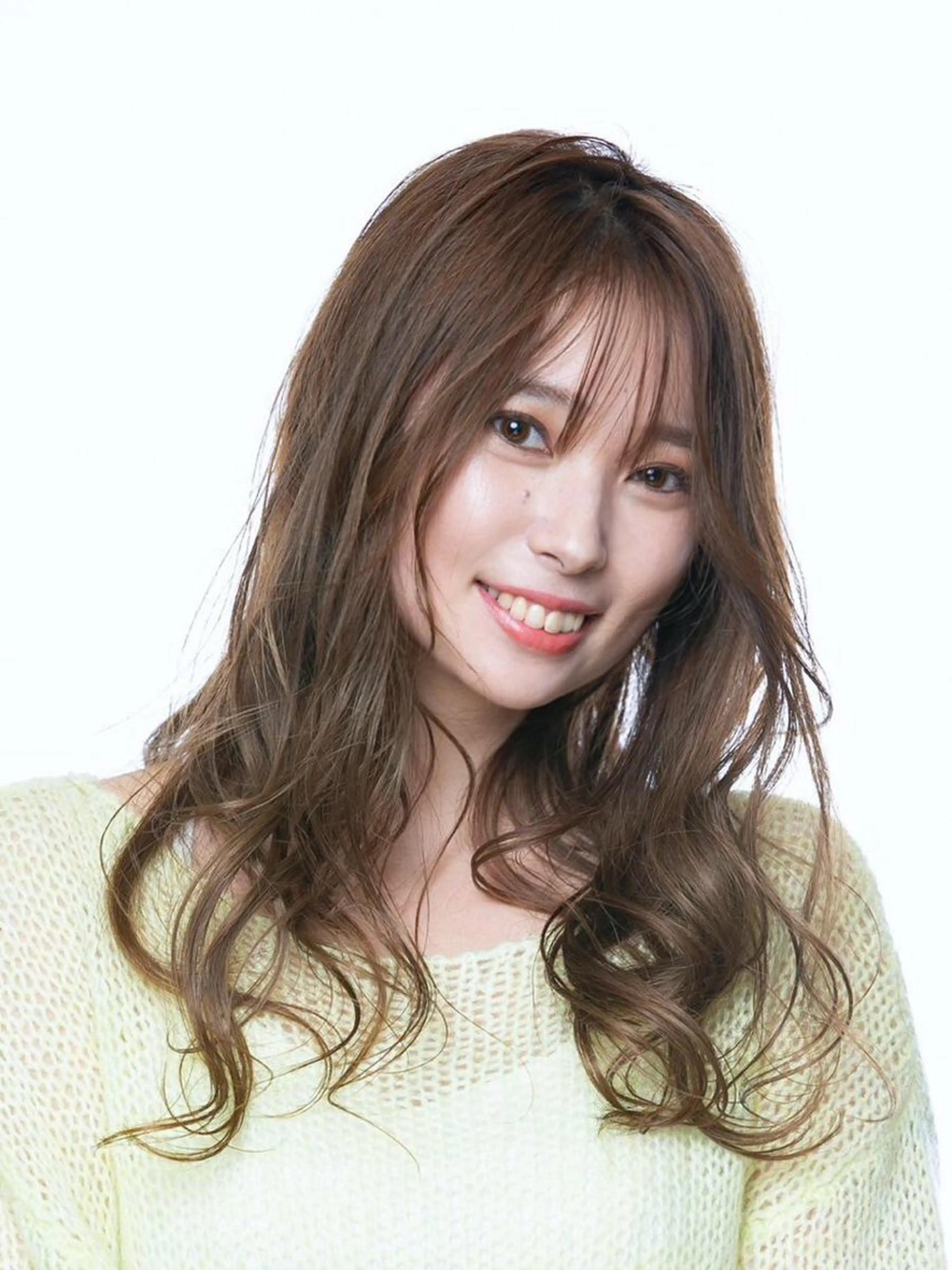 ロング カラー パーマ 透明感カラー ハイライトカラー 顔周りカット ハイライト 小顔カット 💎ハイライトカラー /髪質改善カラー💎のヘアスタイル