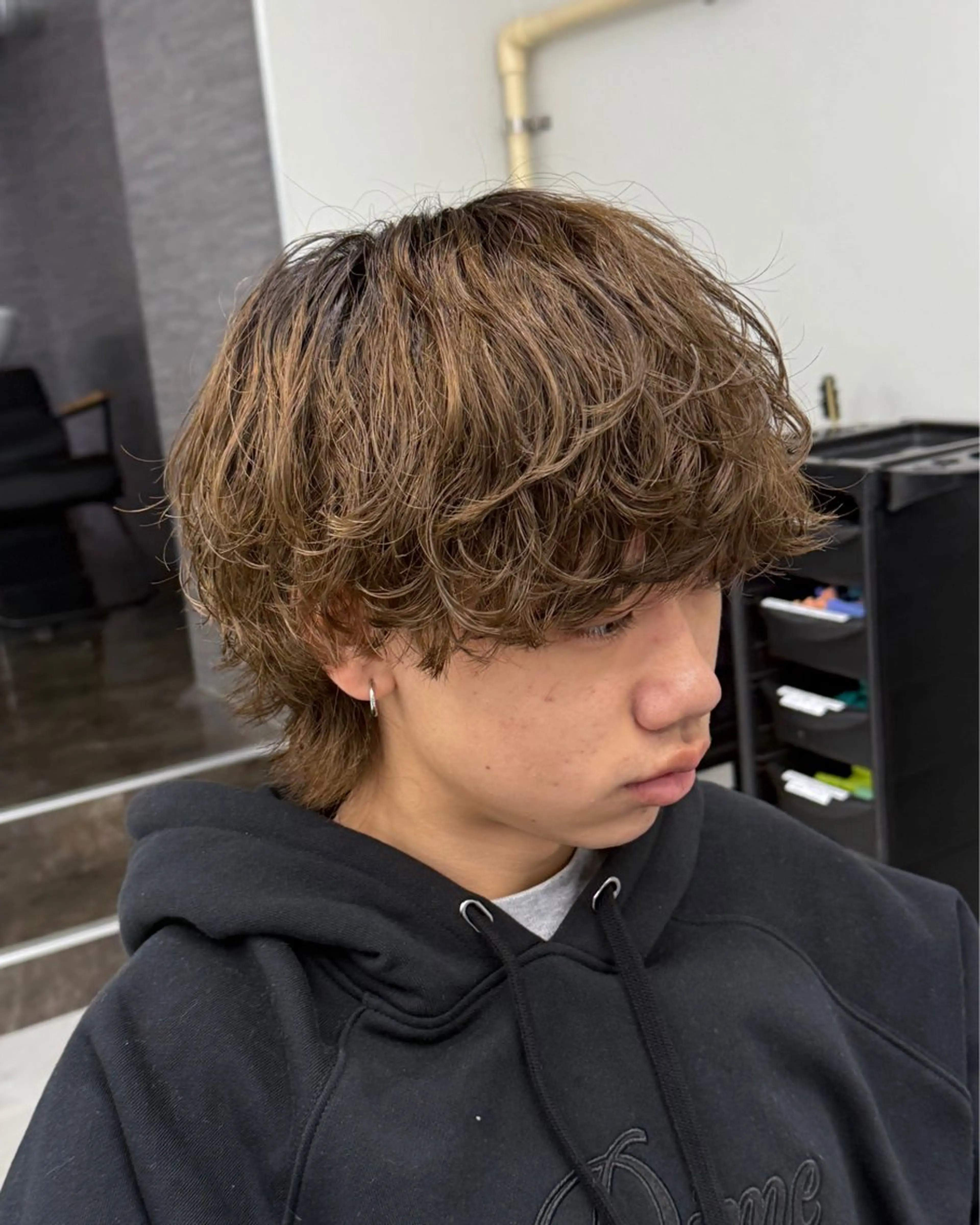 パーマ メンズ カット パーマ トリートメント シャドウパーマ/ メンズ/KENTAのヘアスタイル