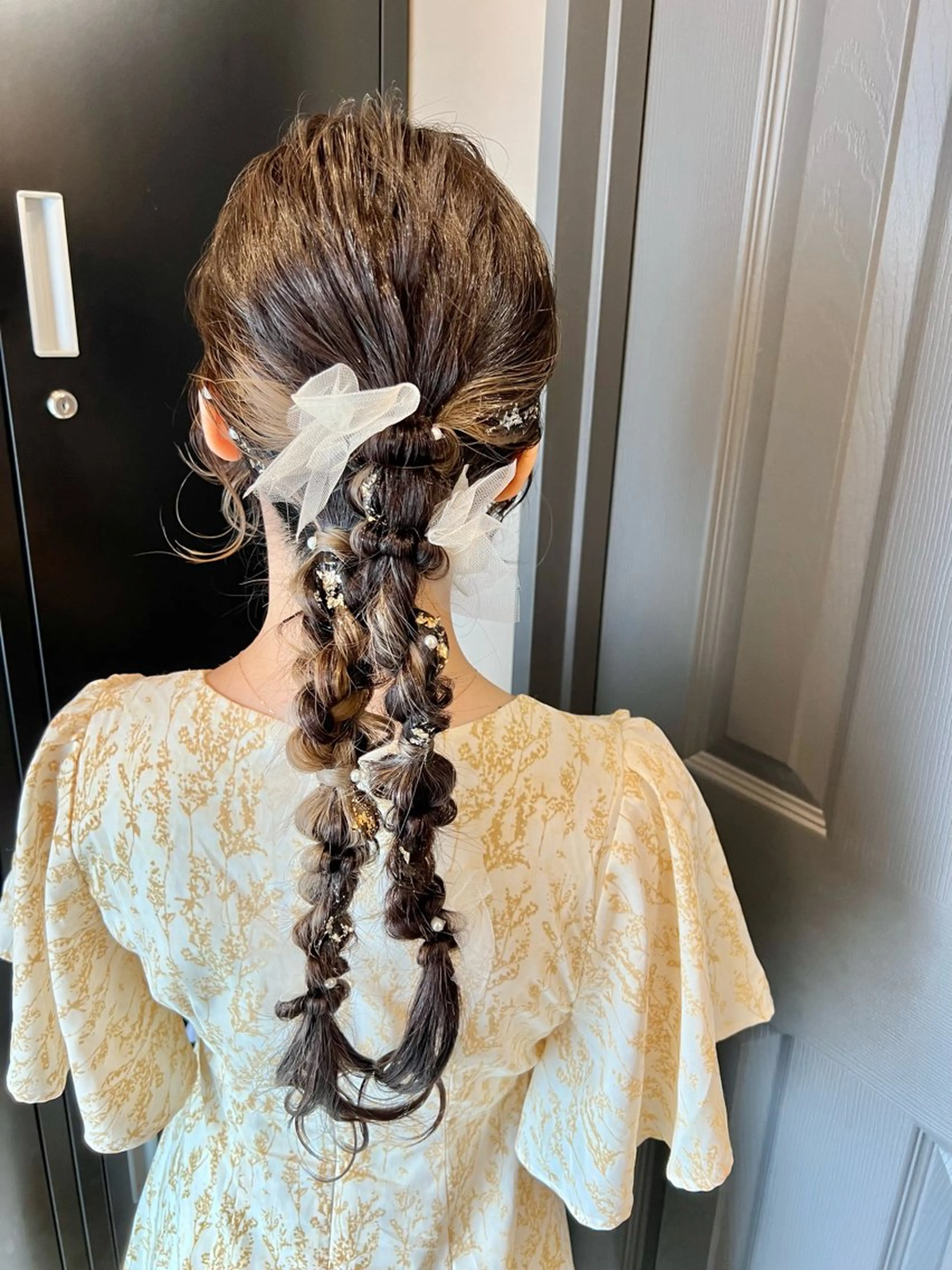 ヘアセットの写真