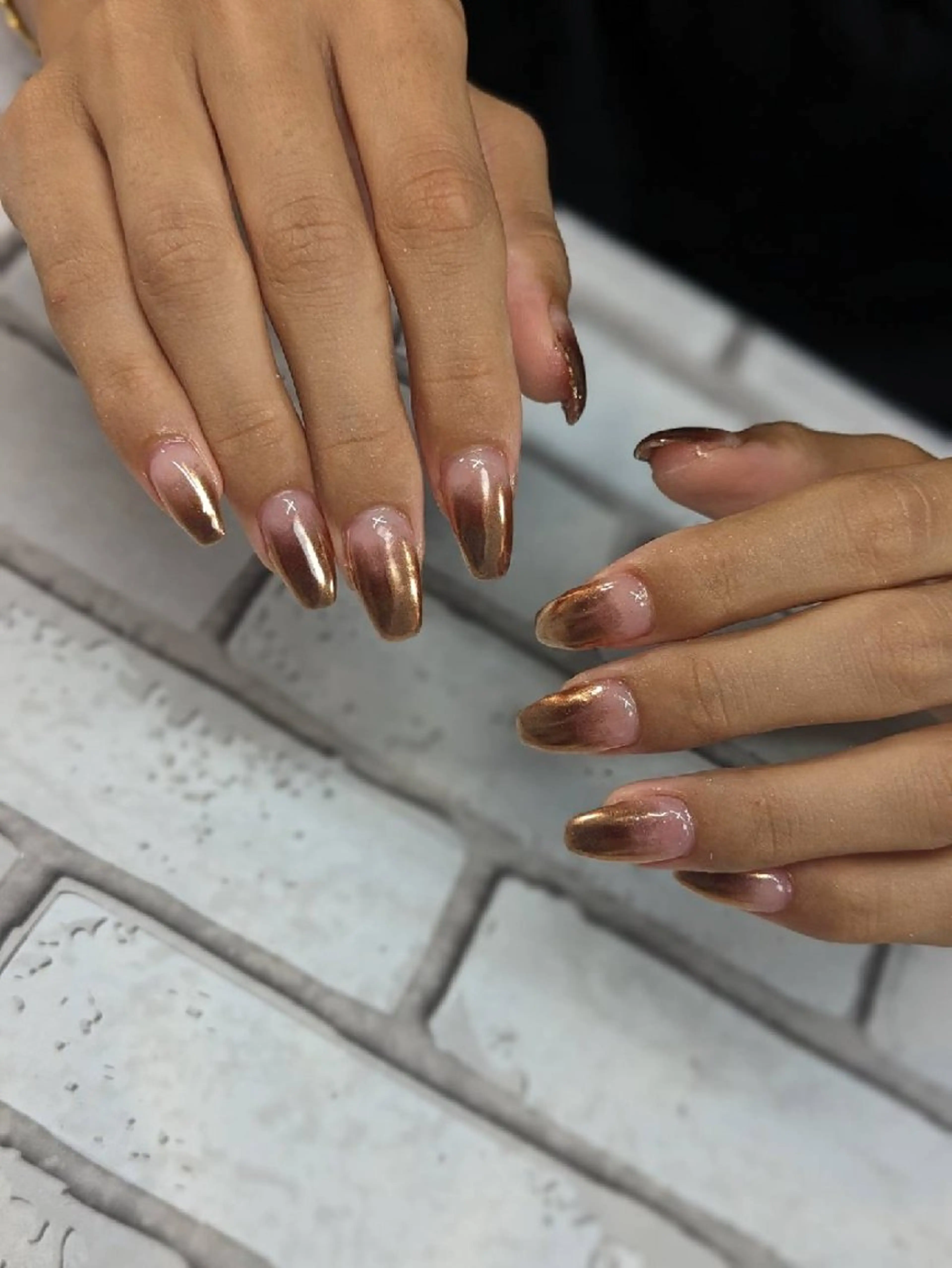 ネイル ミラーネイル ハンドネイル ネイルサロンベルティ .keikoのネイルデザイン