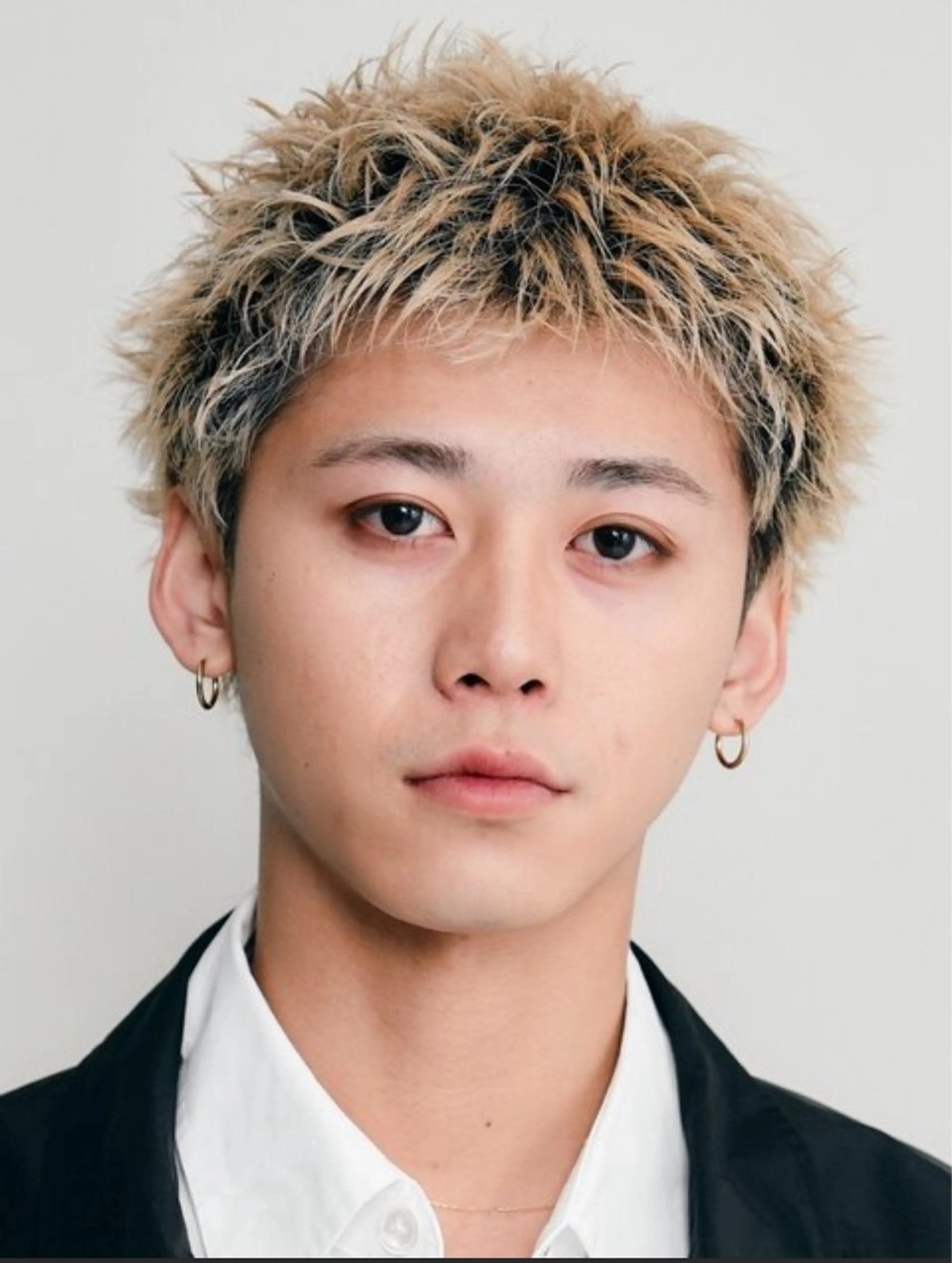 ショート カラー メンズ メンズハイトーン ハイトーンカラー ヘアカラー 名古屋シャドウパーマ /伊藤恵悟のヘアスタイル