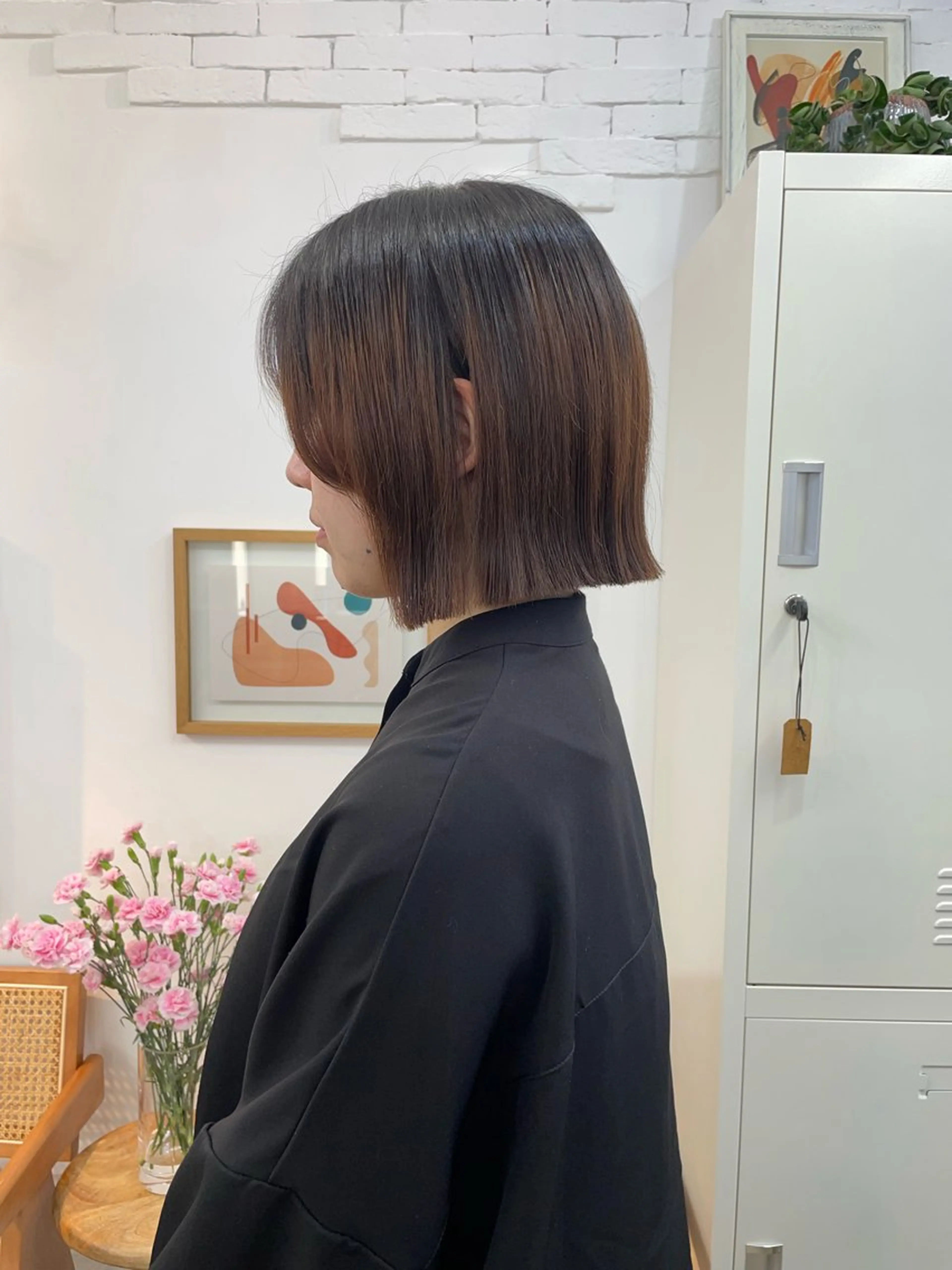 ショート ボブ トリートメント カット トリートメント ✨髪質改善✨原宿 えのもと　はなのヘアスタイル