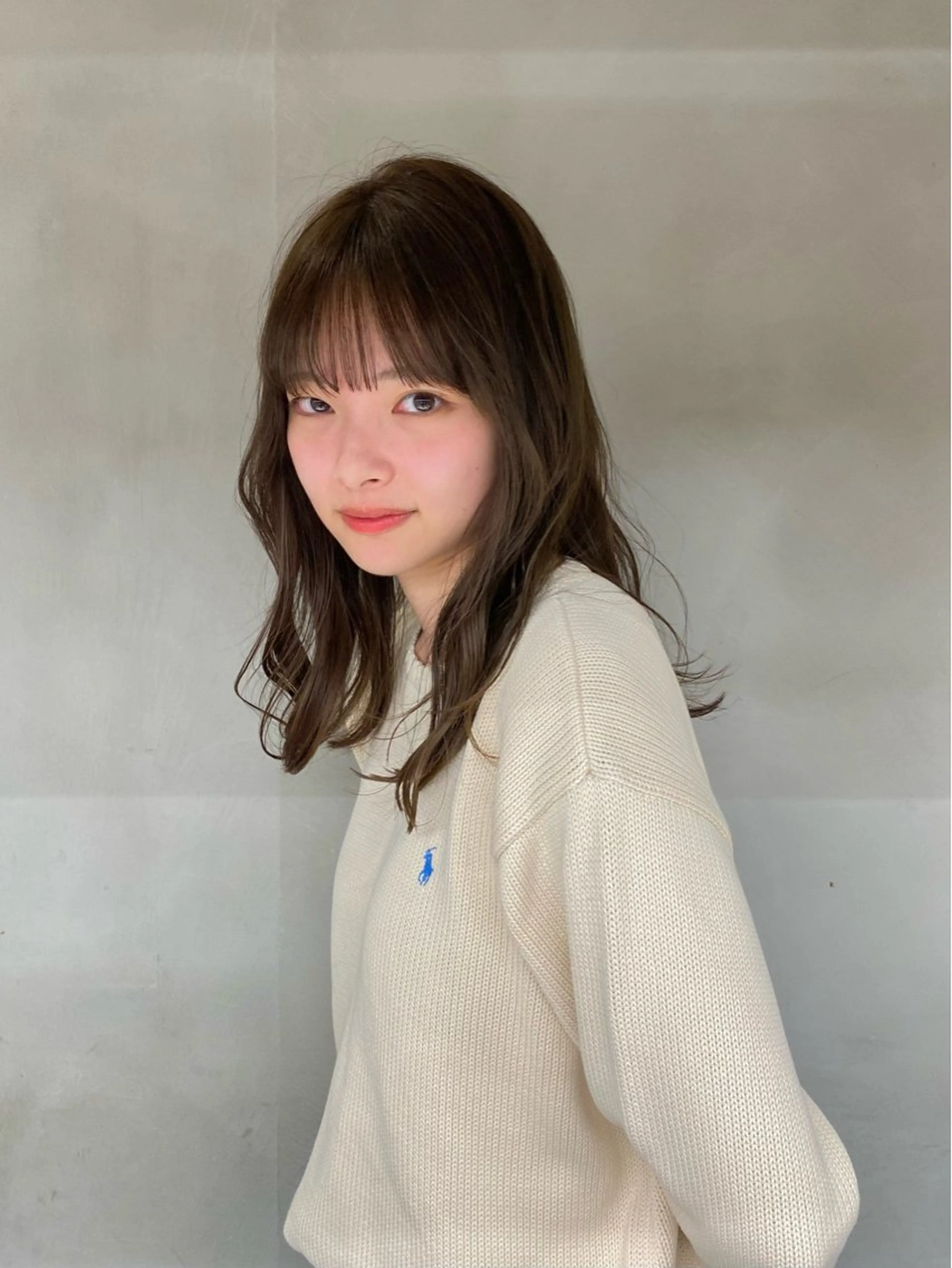 ロング カラー カット ヘアカラー トリートメント noa/ 渋谷のヘアスタイル