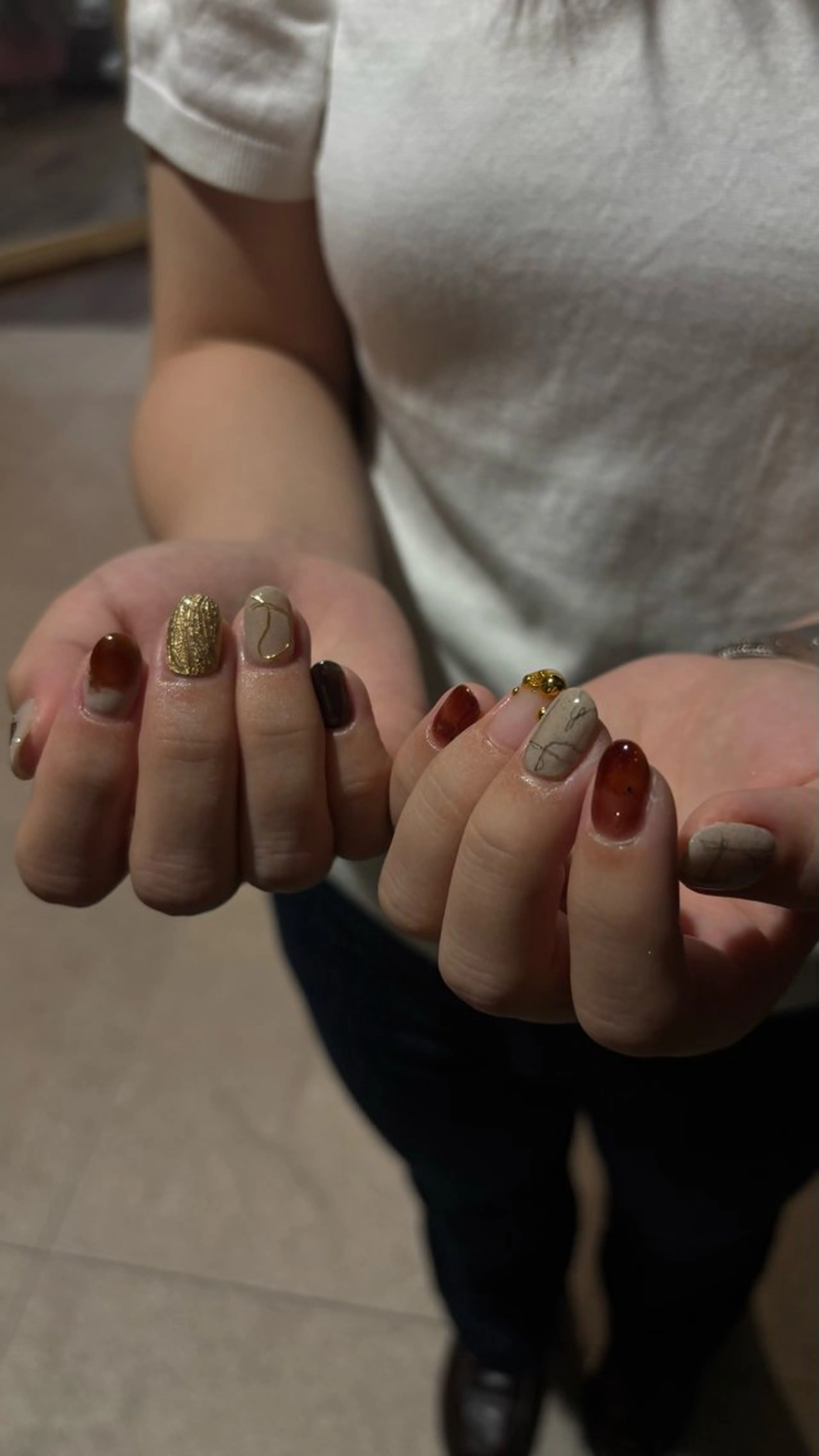 ネイル ハンドネイル ネイルサロンマーノ所属・mano Hanaのネイルデザイン