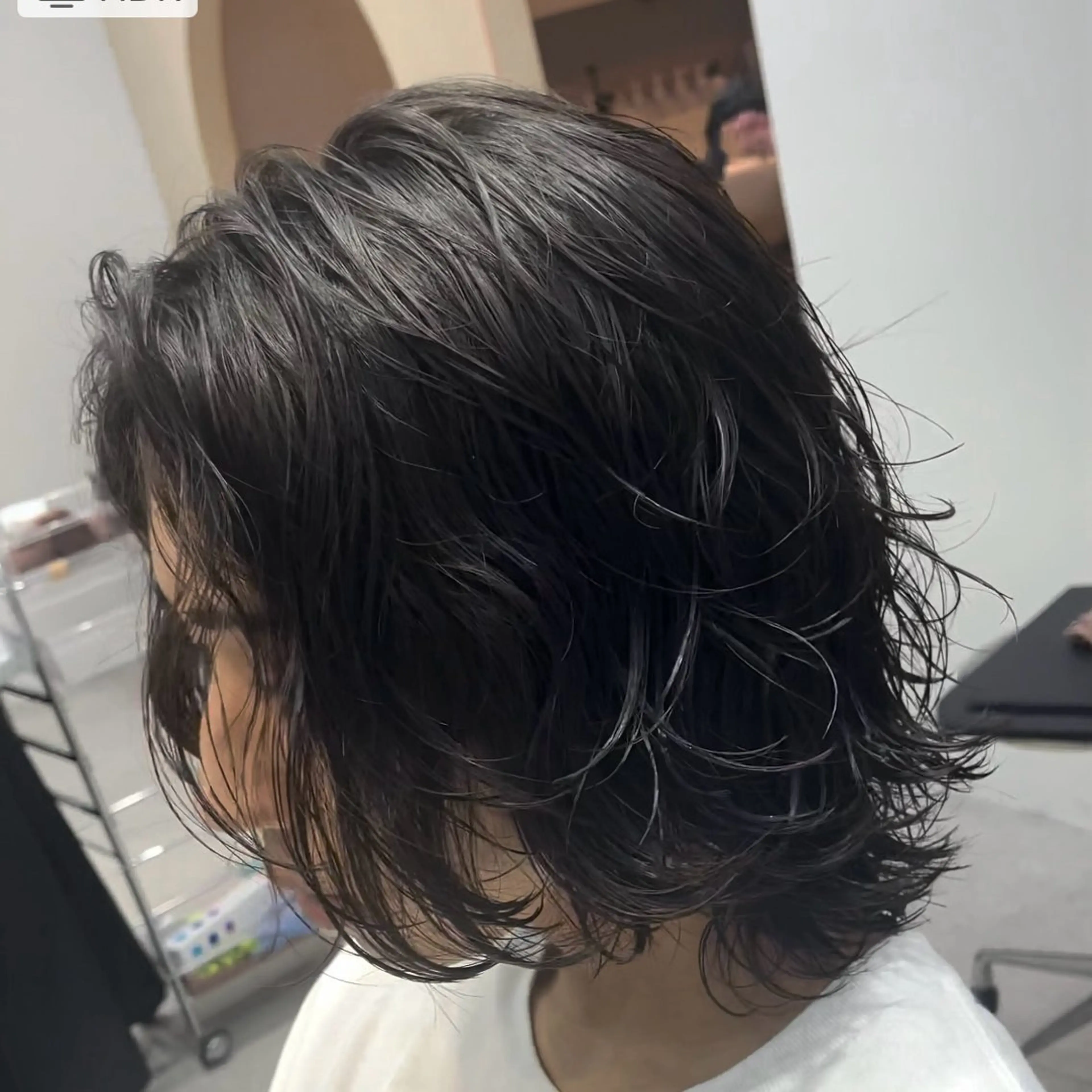 ロング パーマ ヘアアレンジ メンズ カット パーマ fifth Tokyo所属・fifth 石川 凪のヘアスタイル