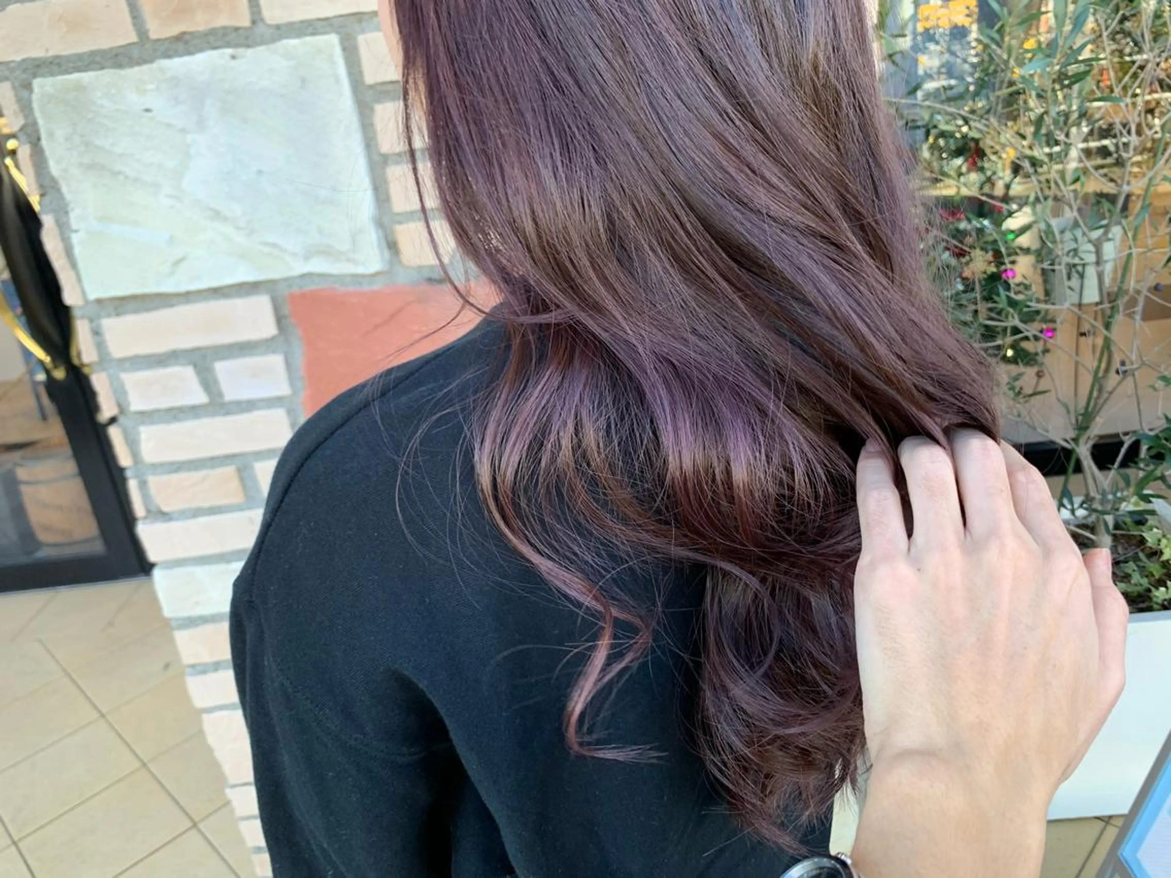 ミディアム カラー 高月 瞭のヘアスタイル