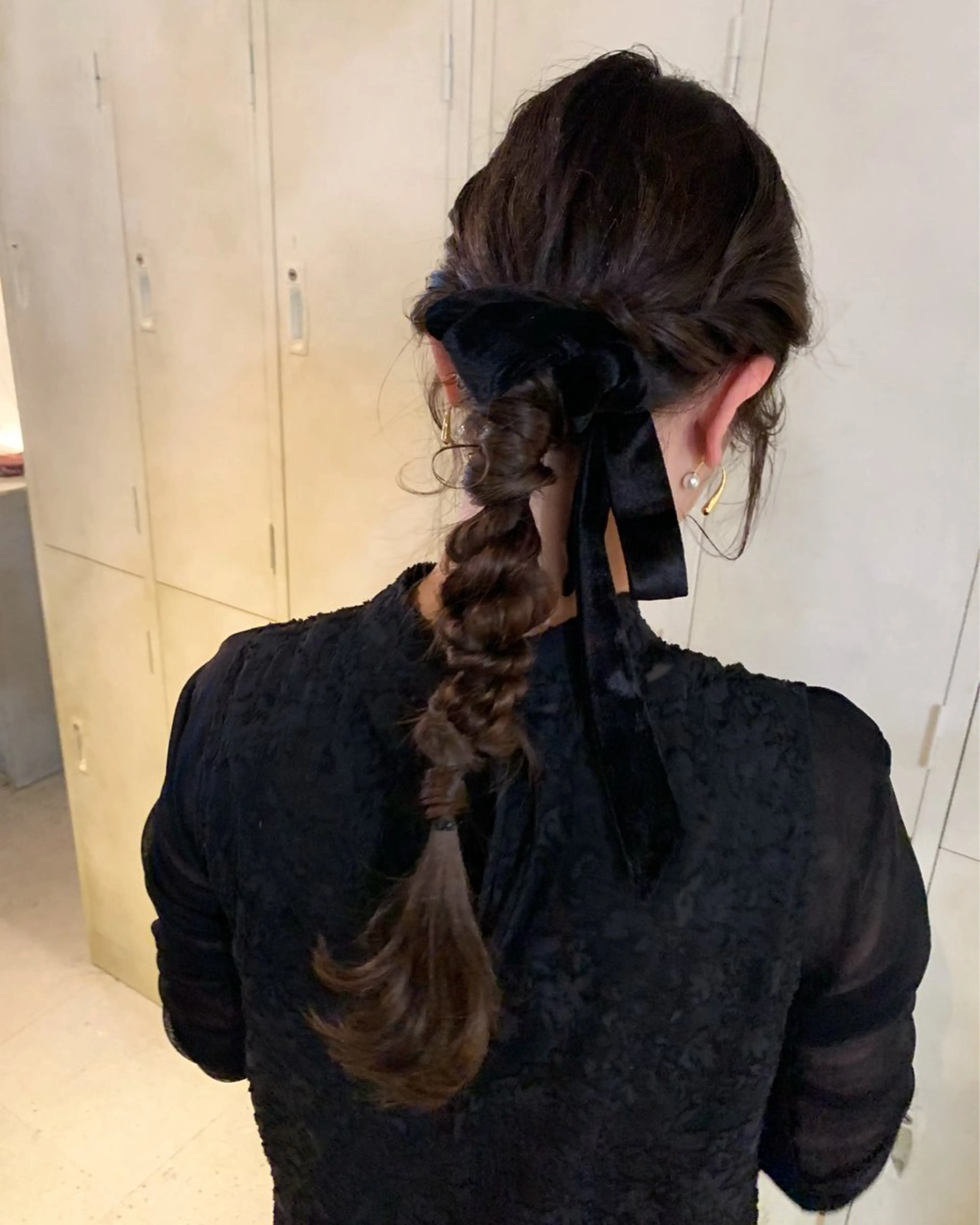 ロング ヘアアレンジ ヘアセット ブリーチ/アレンジ 天満/chihiroのヘアスタイル