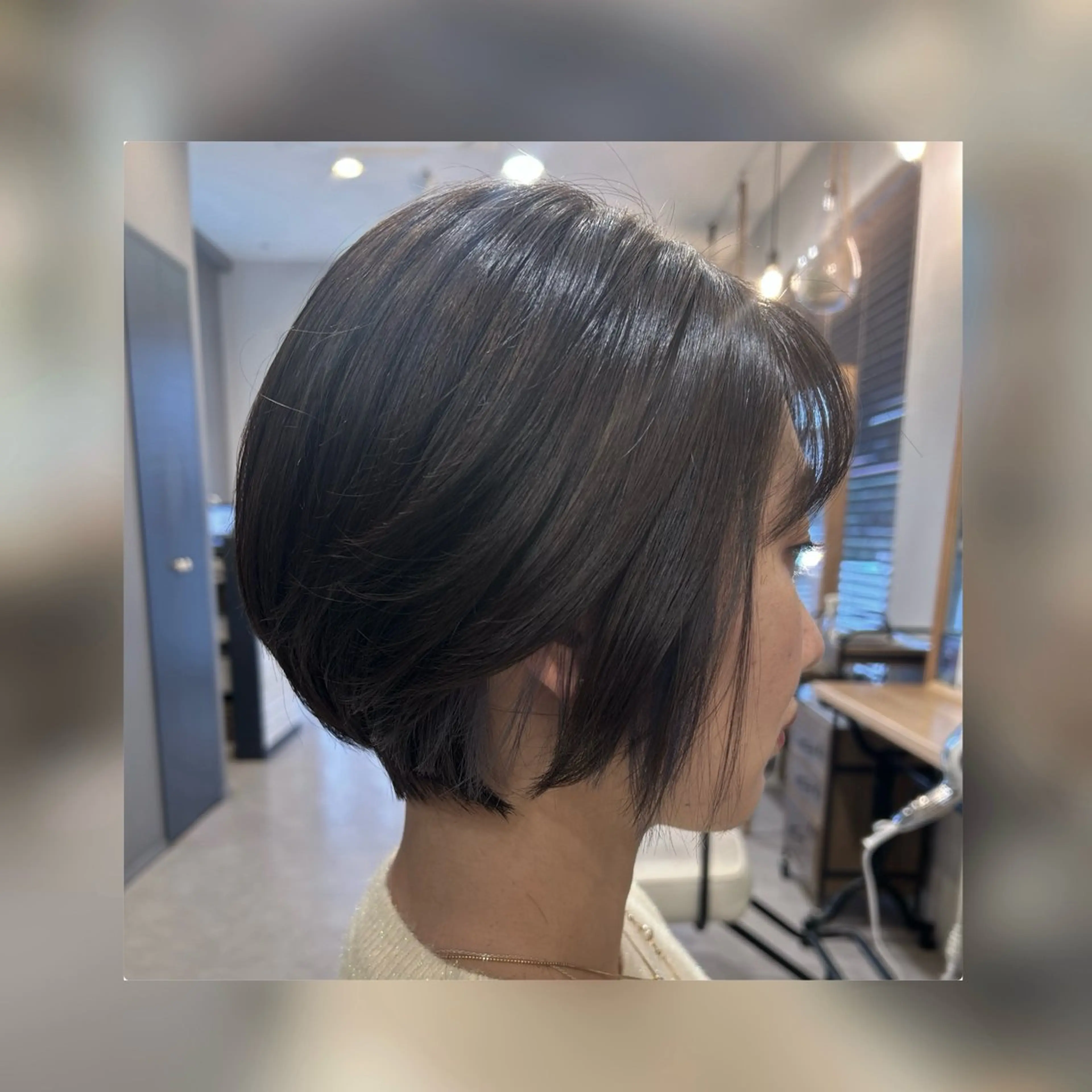 ショート カット 🌸 飯野 舞桜のヘアスタイル