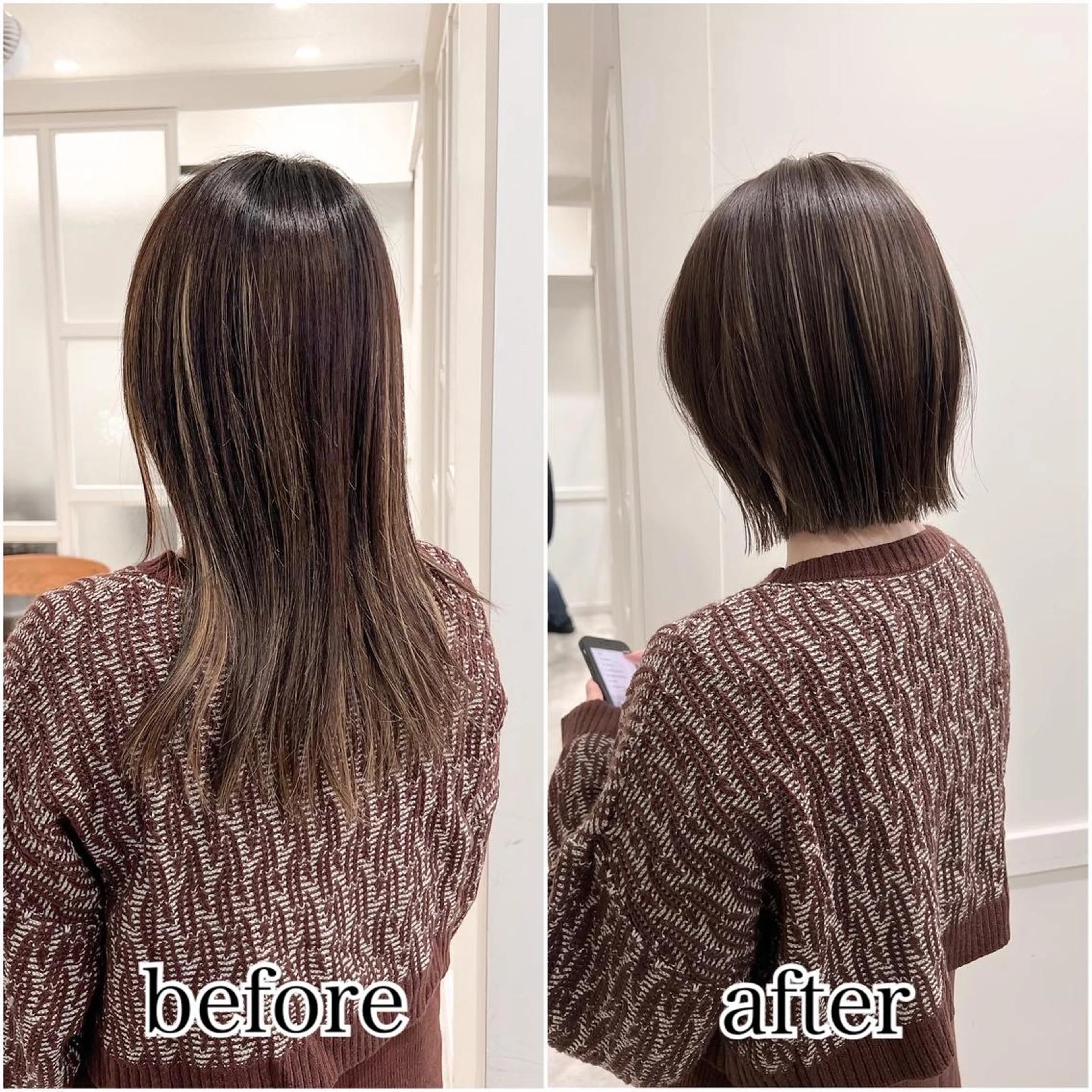 🌈カット+ワンカラー+3stepトリートメント🌈の写真