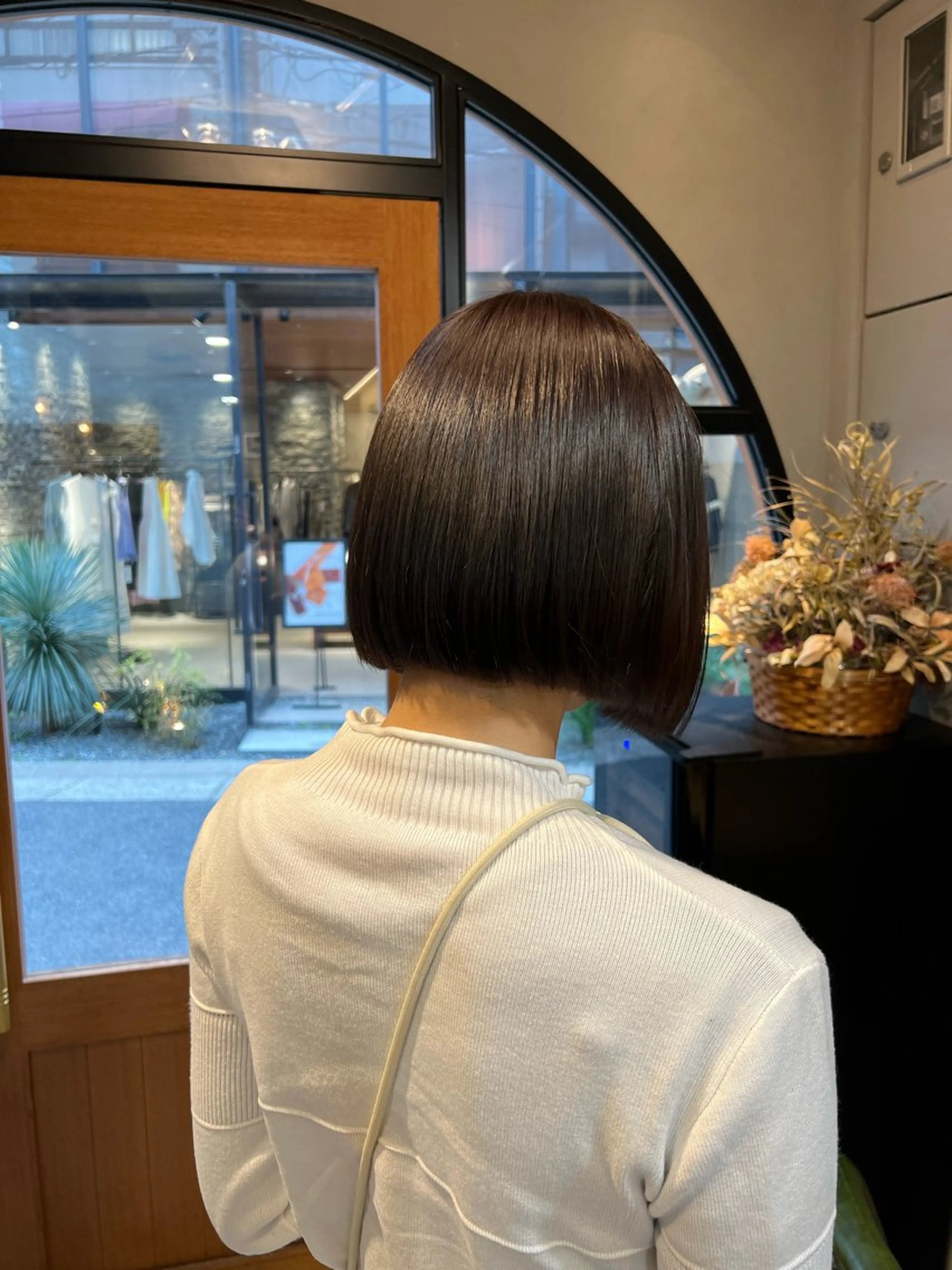 ショート カラー ボブ 神戸ボブ✂️ ioe三宮/田 伸佳のヘアスタイル