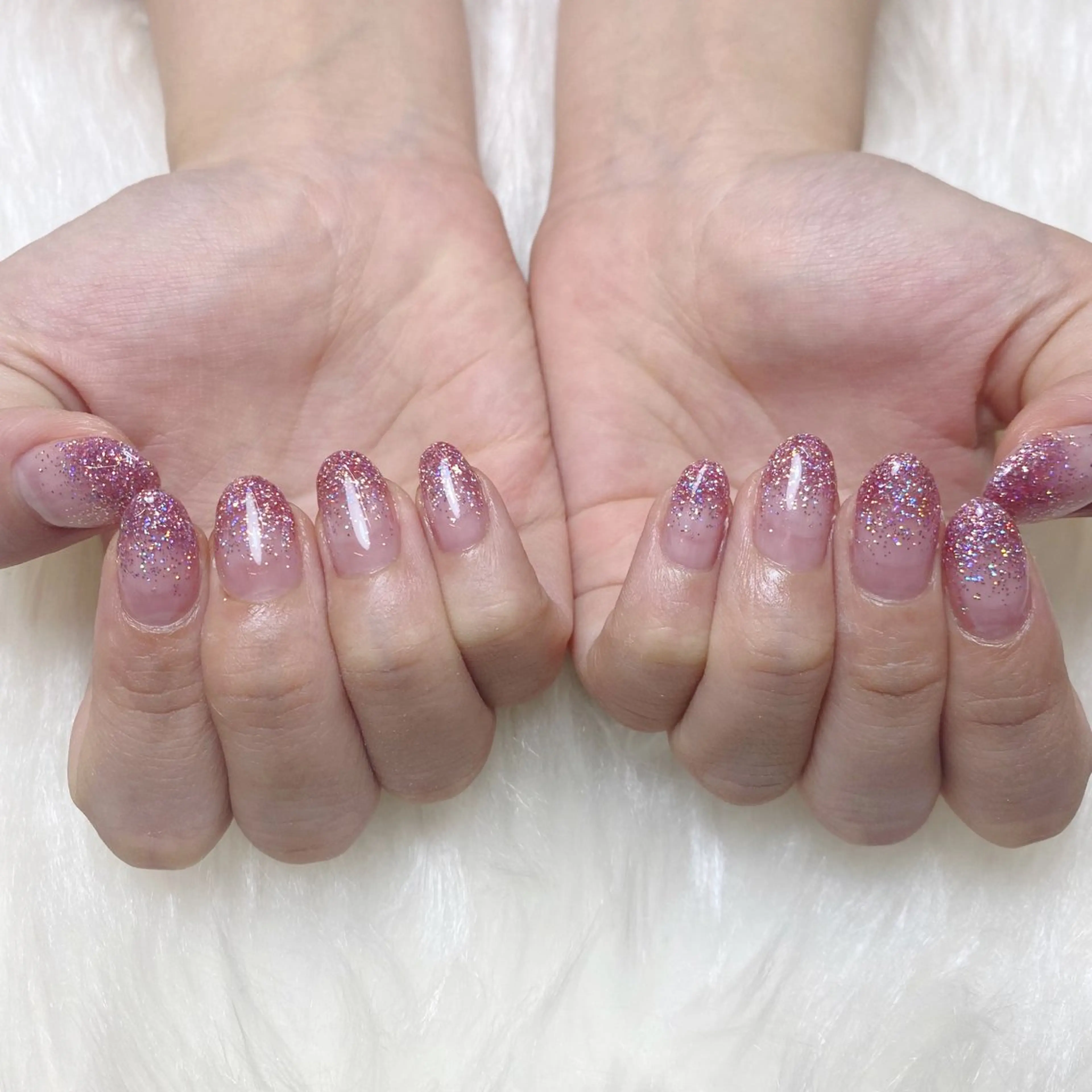 ネイル ブルー 長さ出し フラッシュネイル フットネイル フレンチネイル fein. miku🎀🍼のネイルデザイン