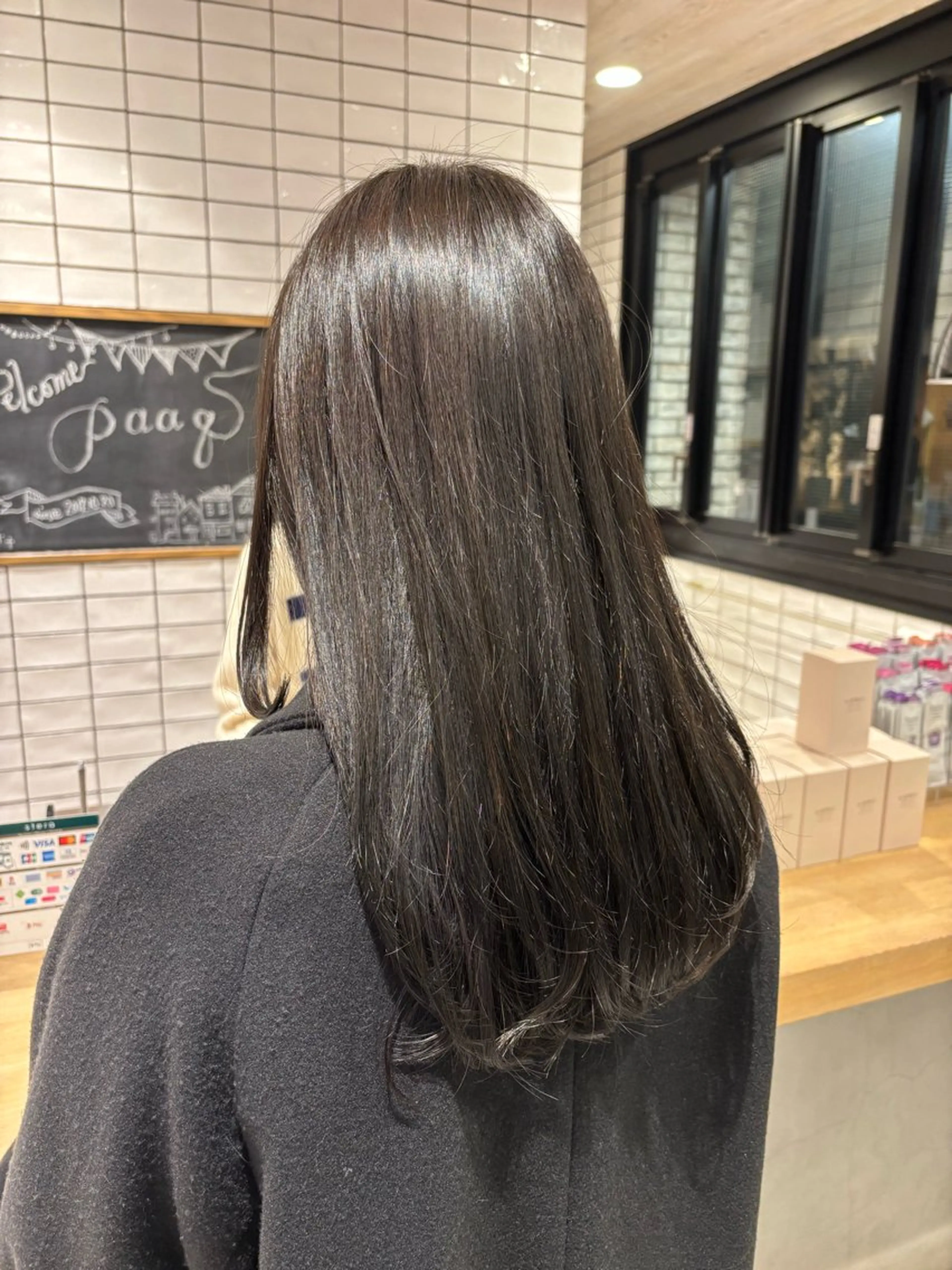 ロング カラー ヘアカラー レイヤー/ベージュ/ Yurika🐝🌹のヘアスタイル