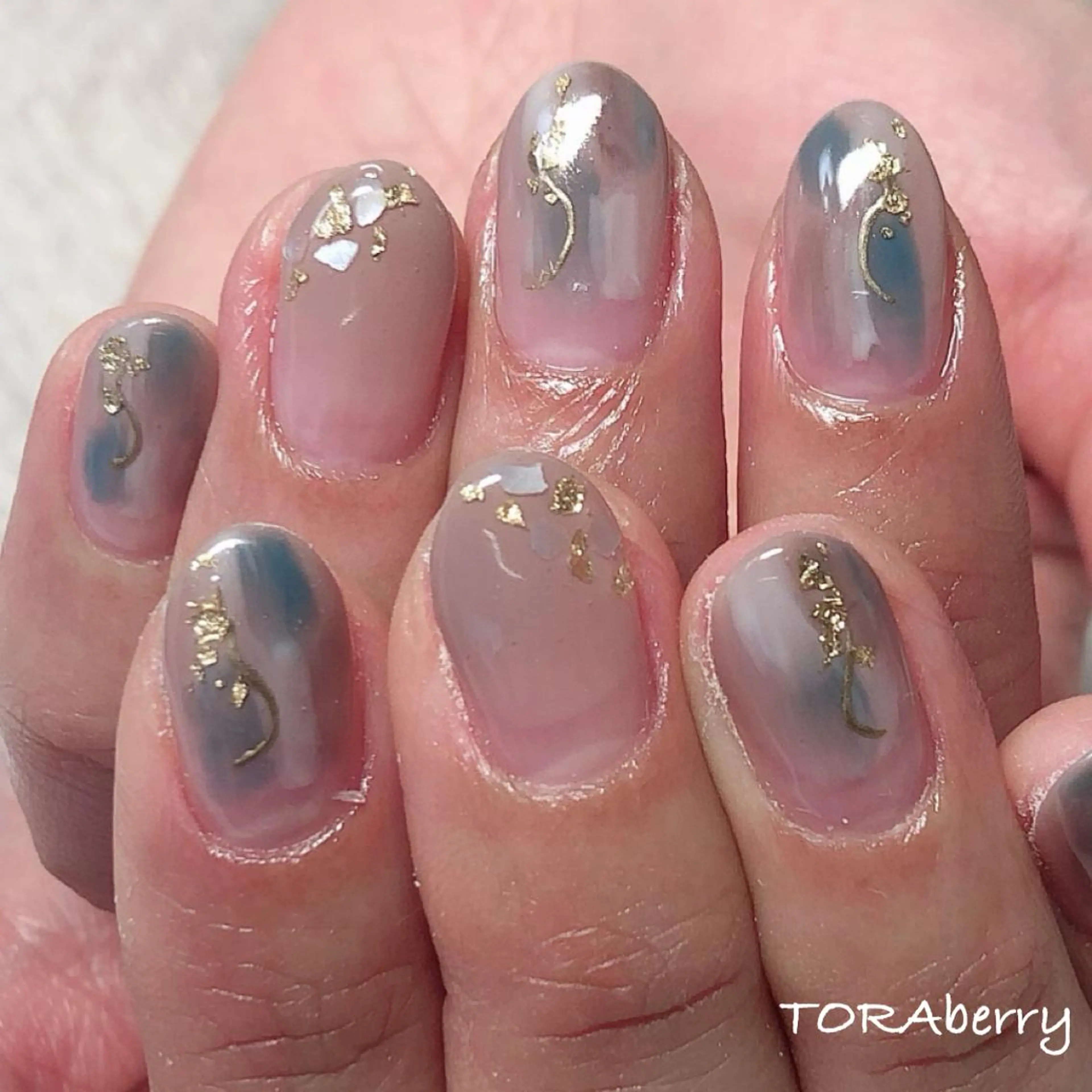 ネイル ニュアンスネイル ハンドネイル ネイリスト なつみのネイルデザイン