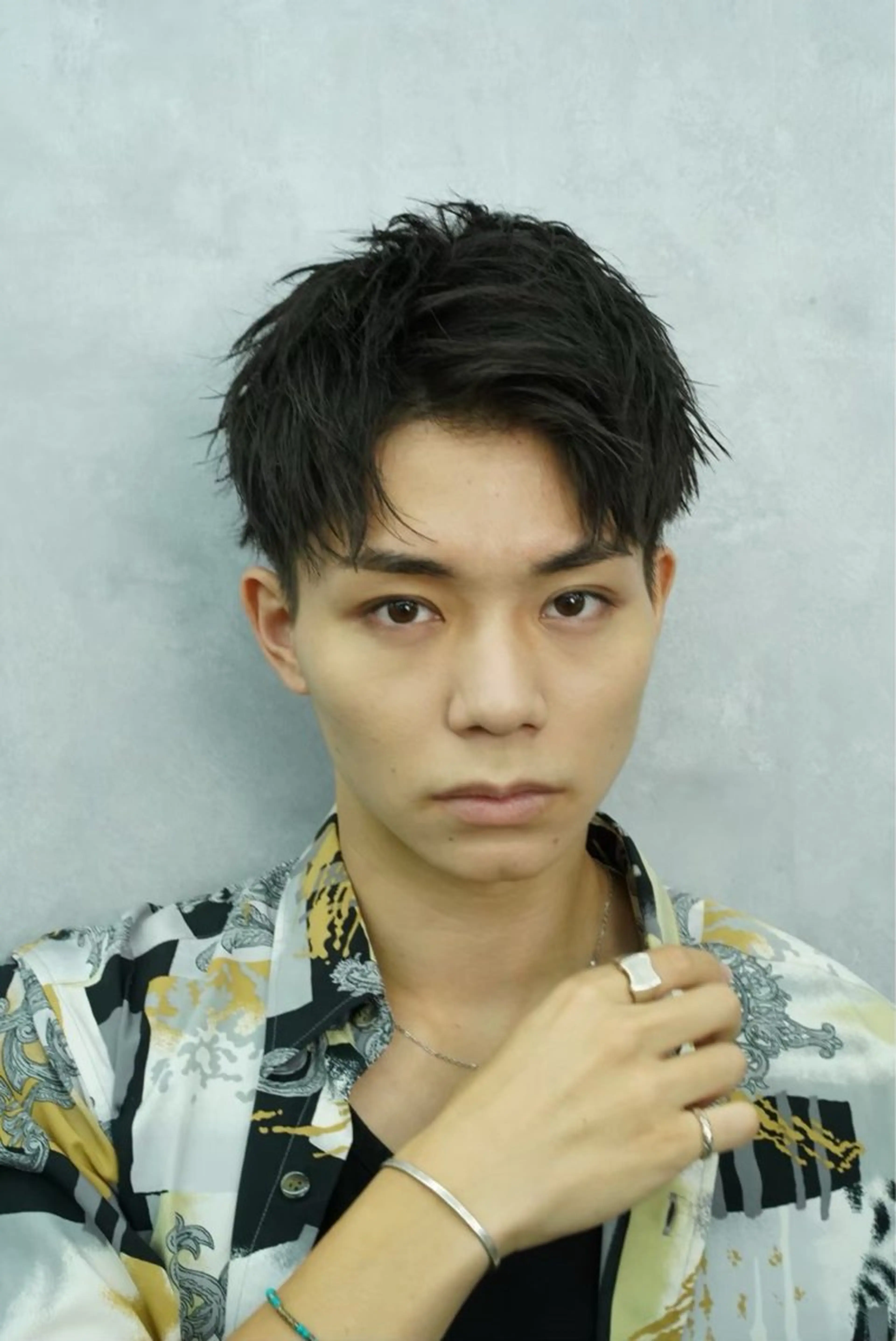 ショート メンズ カット ヘアカラー メンズヘア　川浪 隆也のヘアスタイル