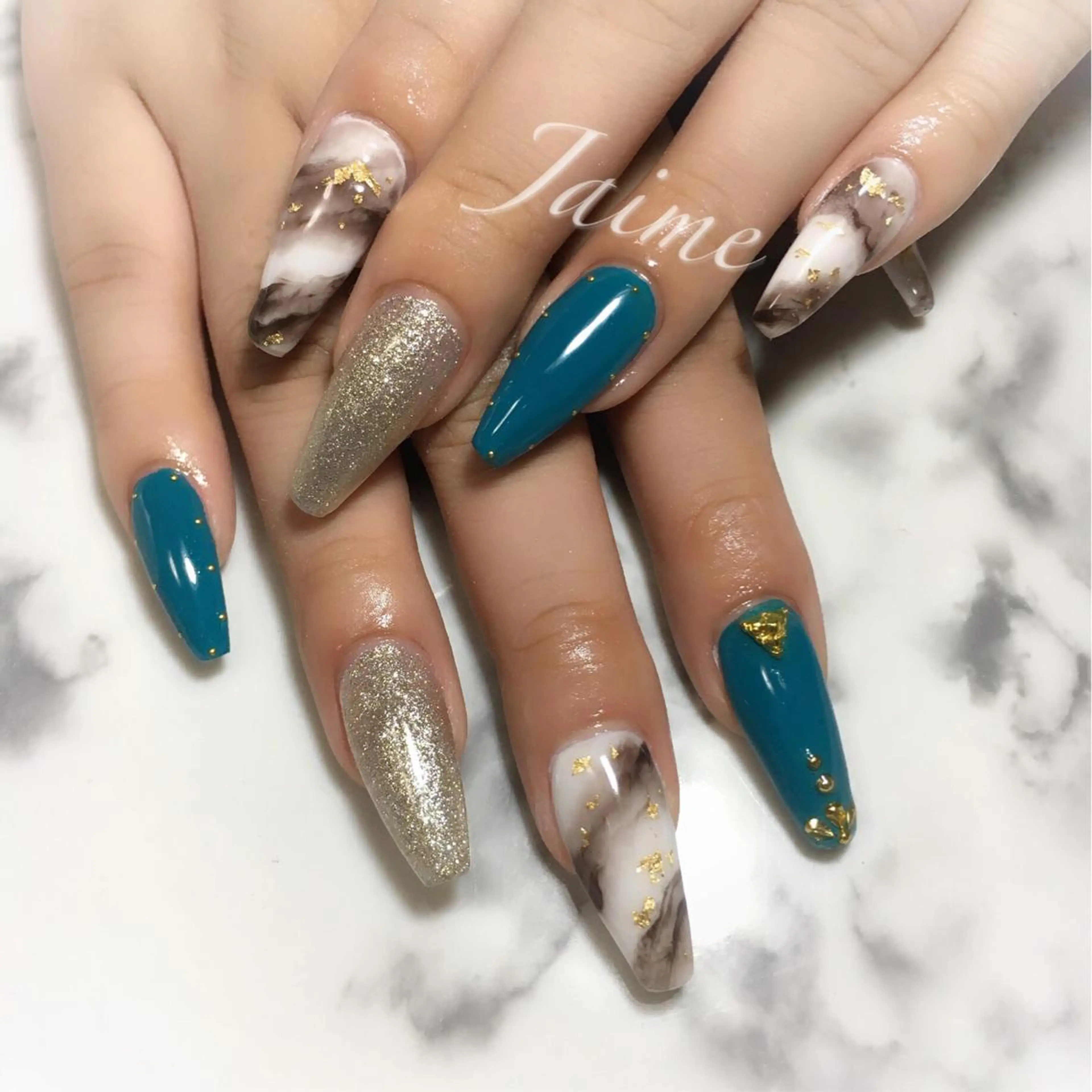 セミロング ネイル Jaime Yuiのネイルデザイン