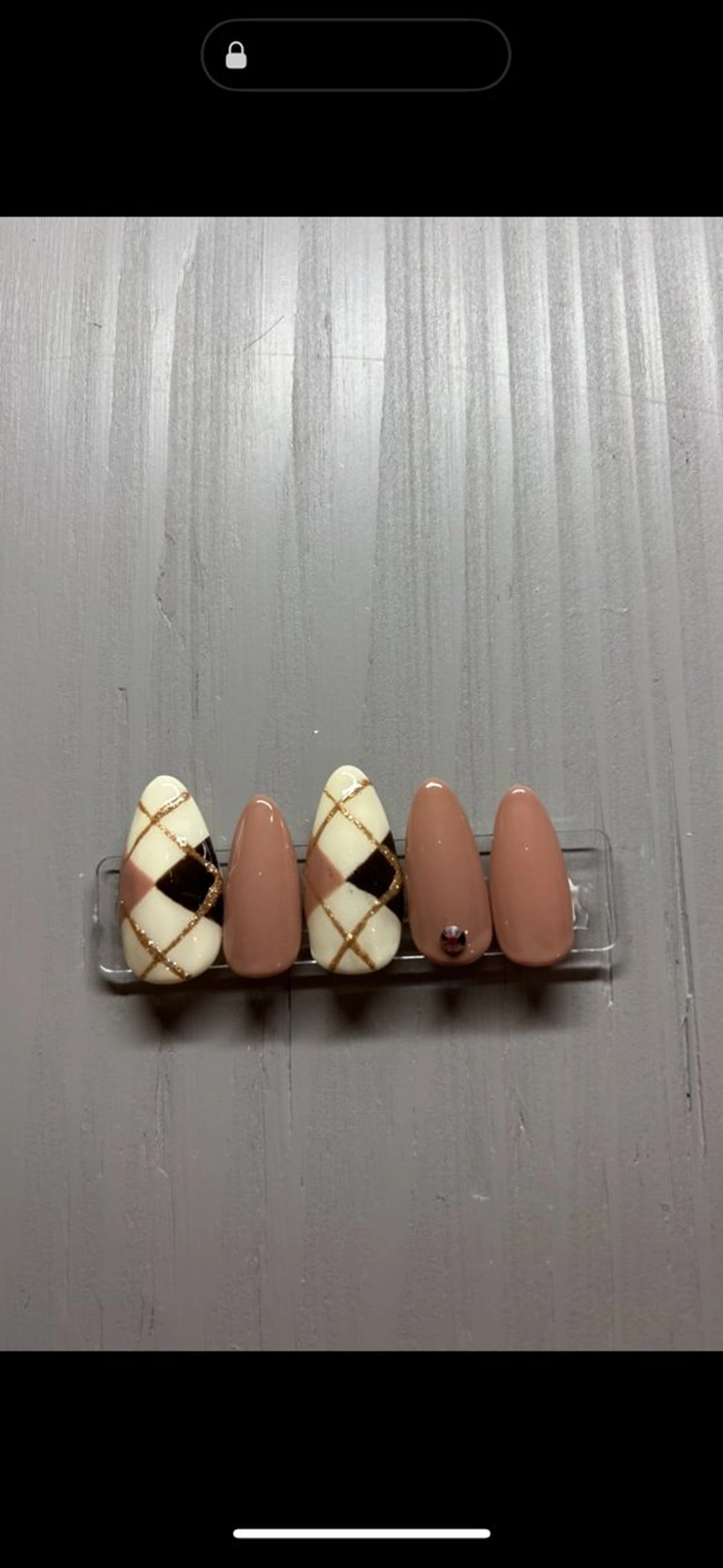 プレミアムデザインネイルP5(オフ込み)の写真