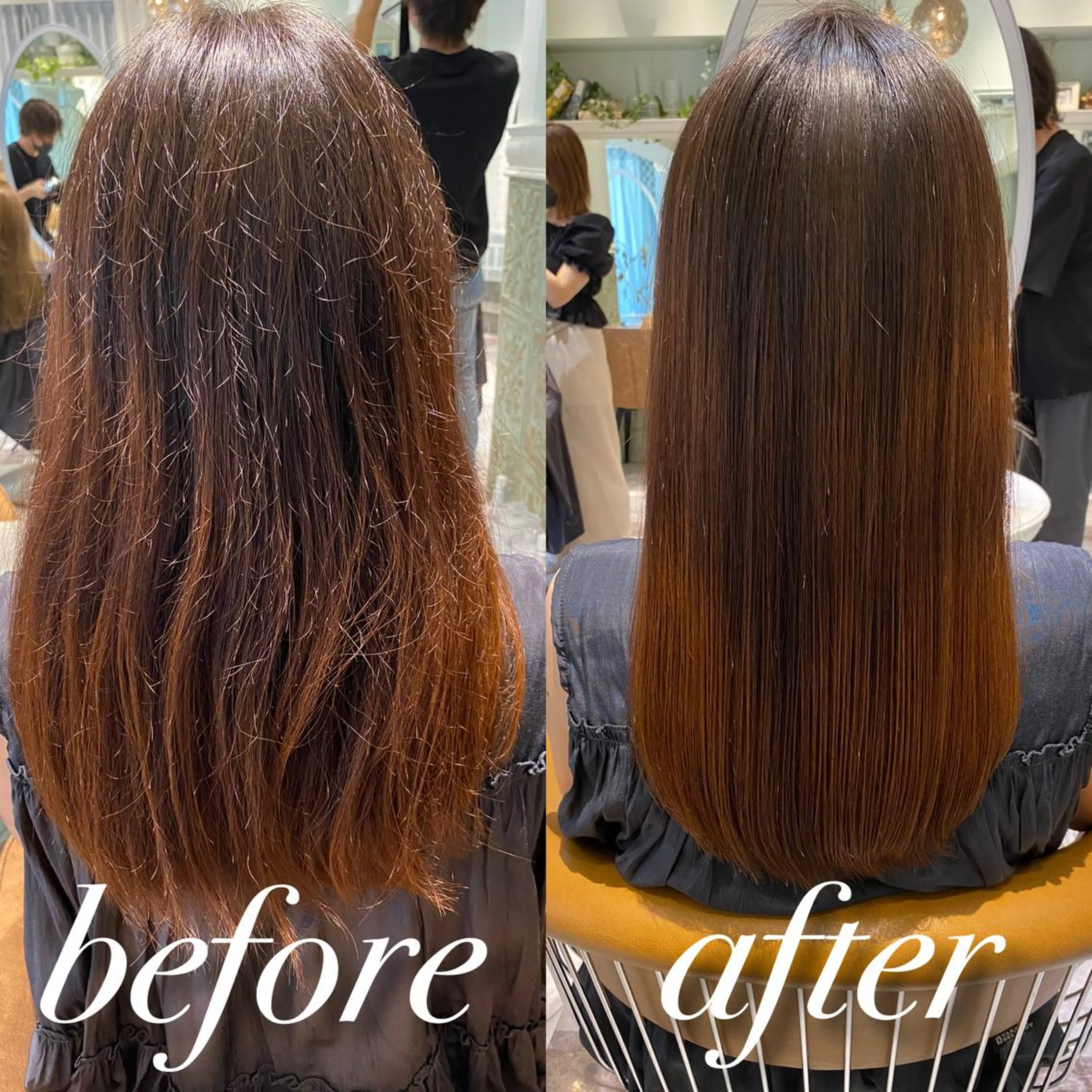 ロング カラー カット トリートメント レイヤーカット/ 顔周り 五島巨幹のヘアスタイル