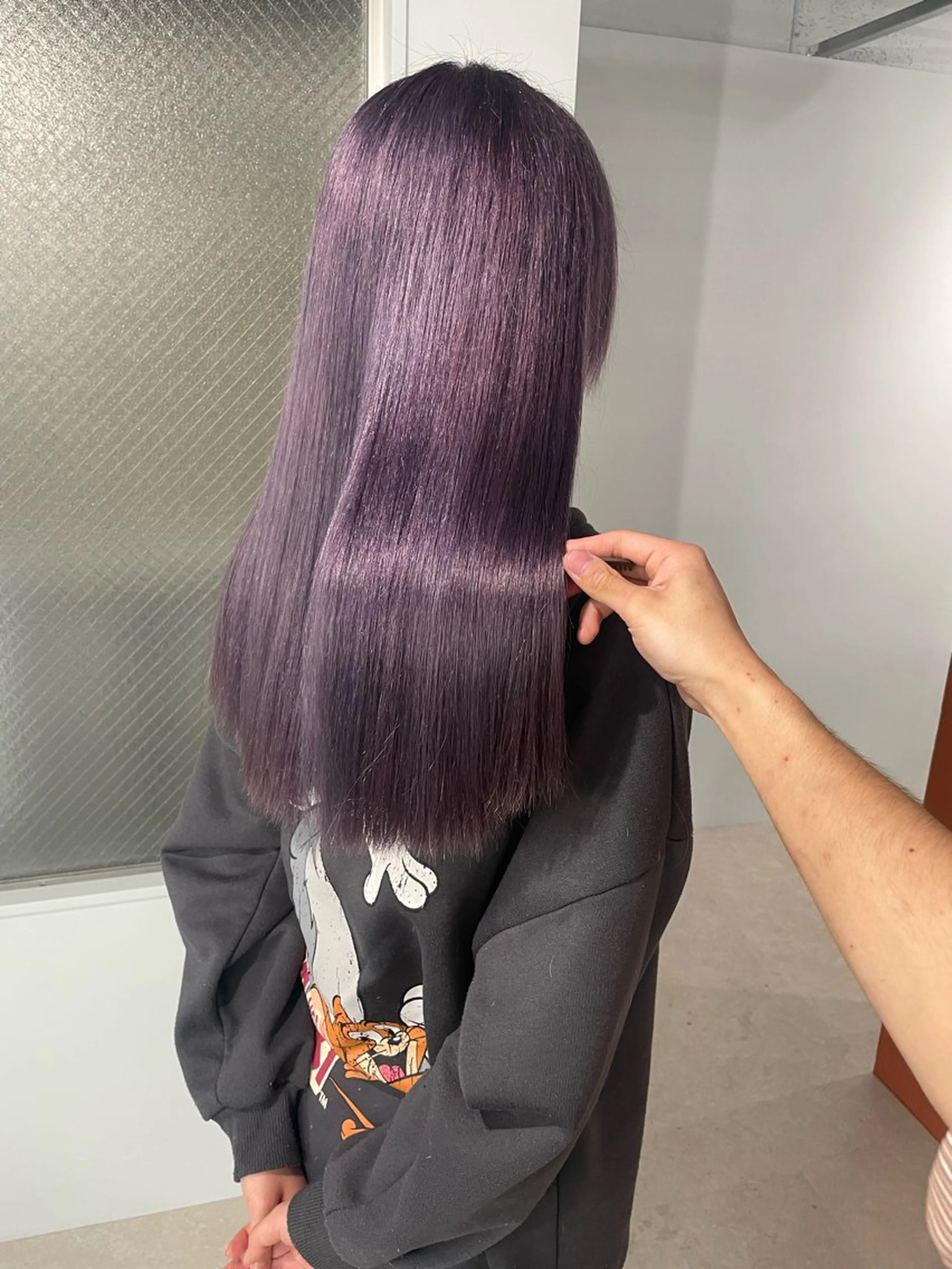 セミロング ヘアカラー トリートメント qulim所属・qulim【クリム】 /ハイトーン/海音のヘアスタイル