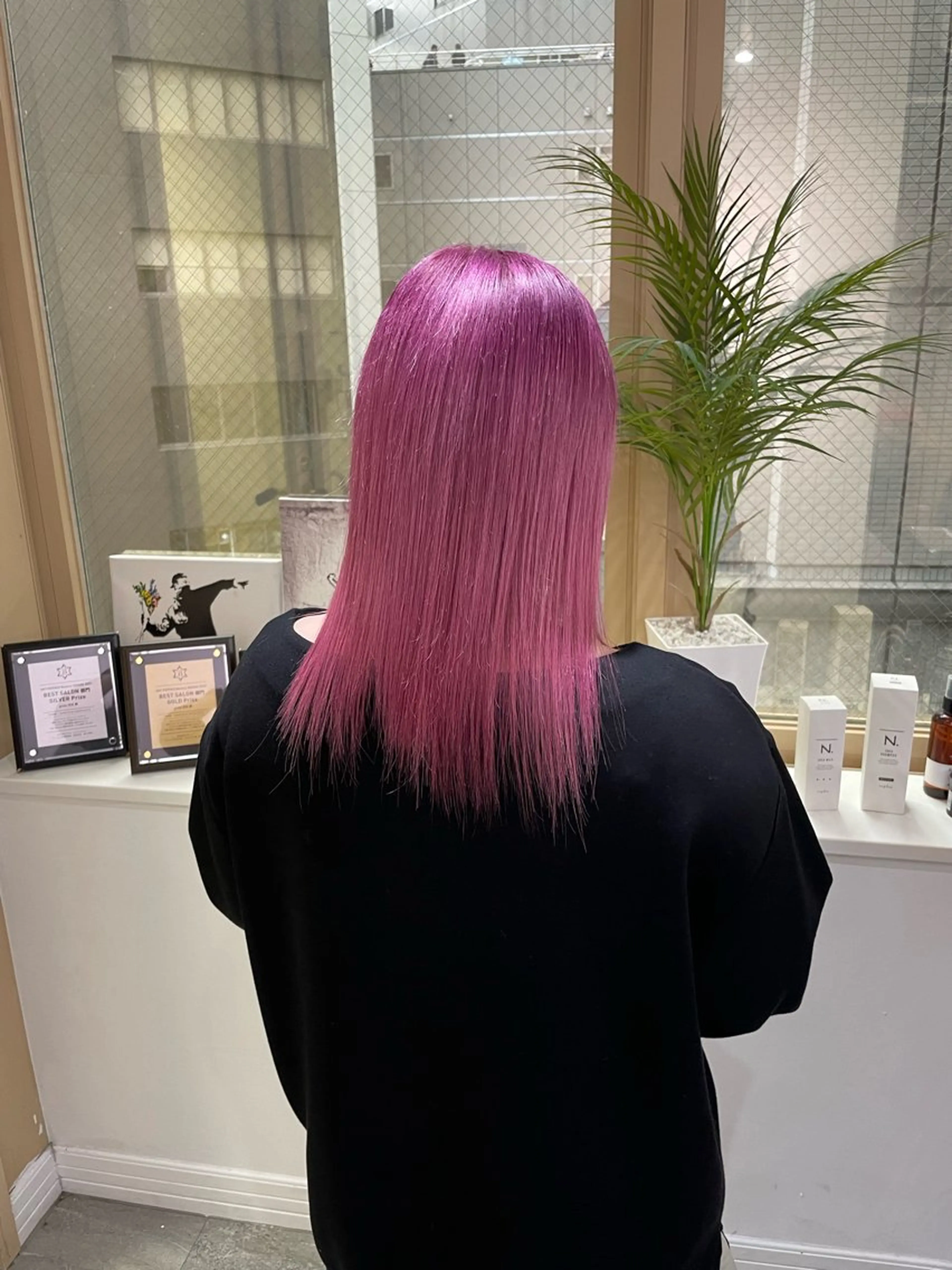 ミディアム ヘアカラー 🦋プルエクステ ARISA🦋のヘアスタイル