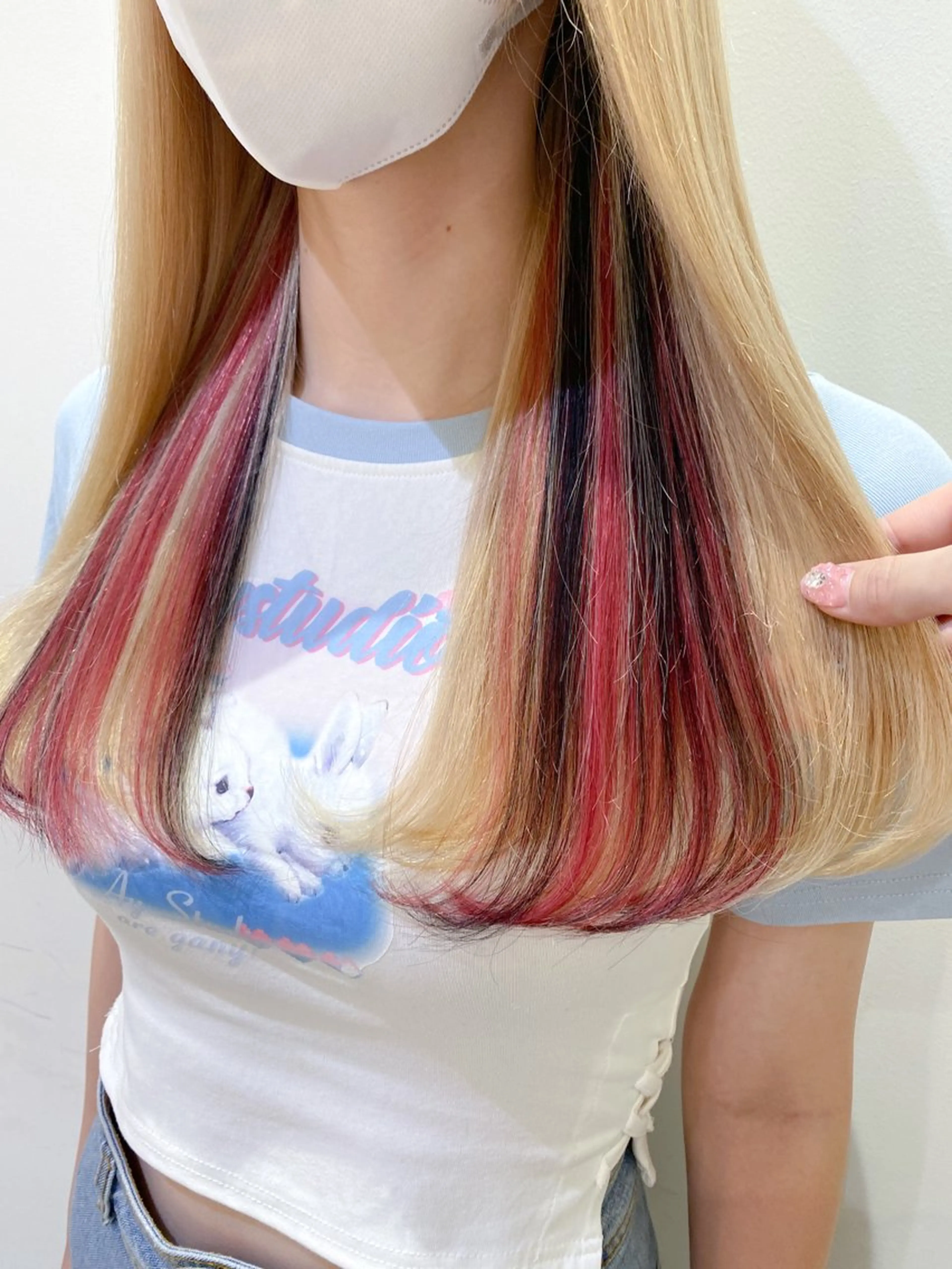 セミロング エクステ その他 横浜🍒ルーツカラー エクステ／RIEのヘアスタイル