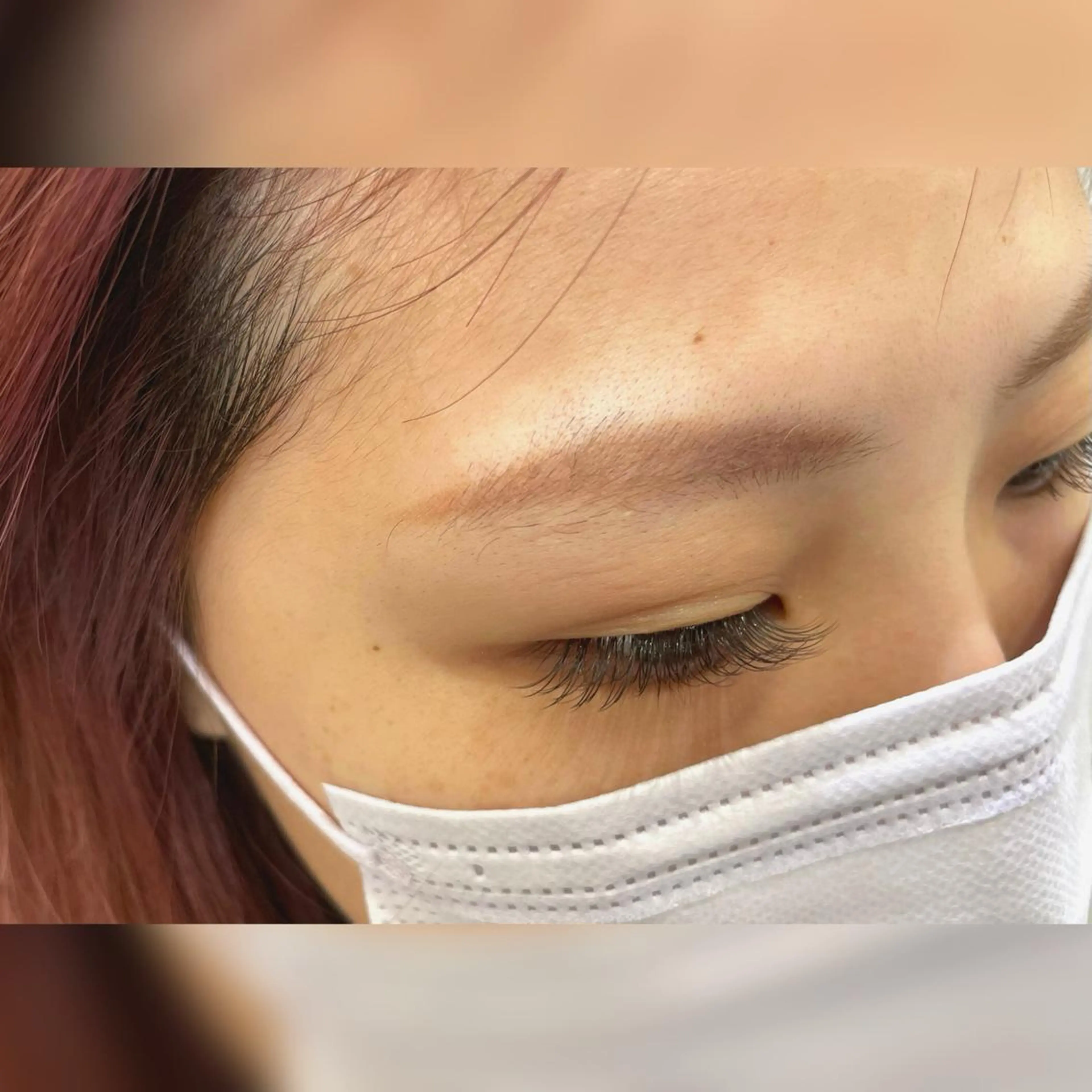 マツエク・マツパ ブラウンラッシュ カラーマツエク the  moons.所属・伊藤たから☾ the moons.のマツエク・マツパデザイン