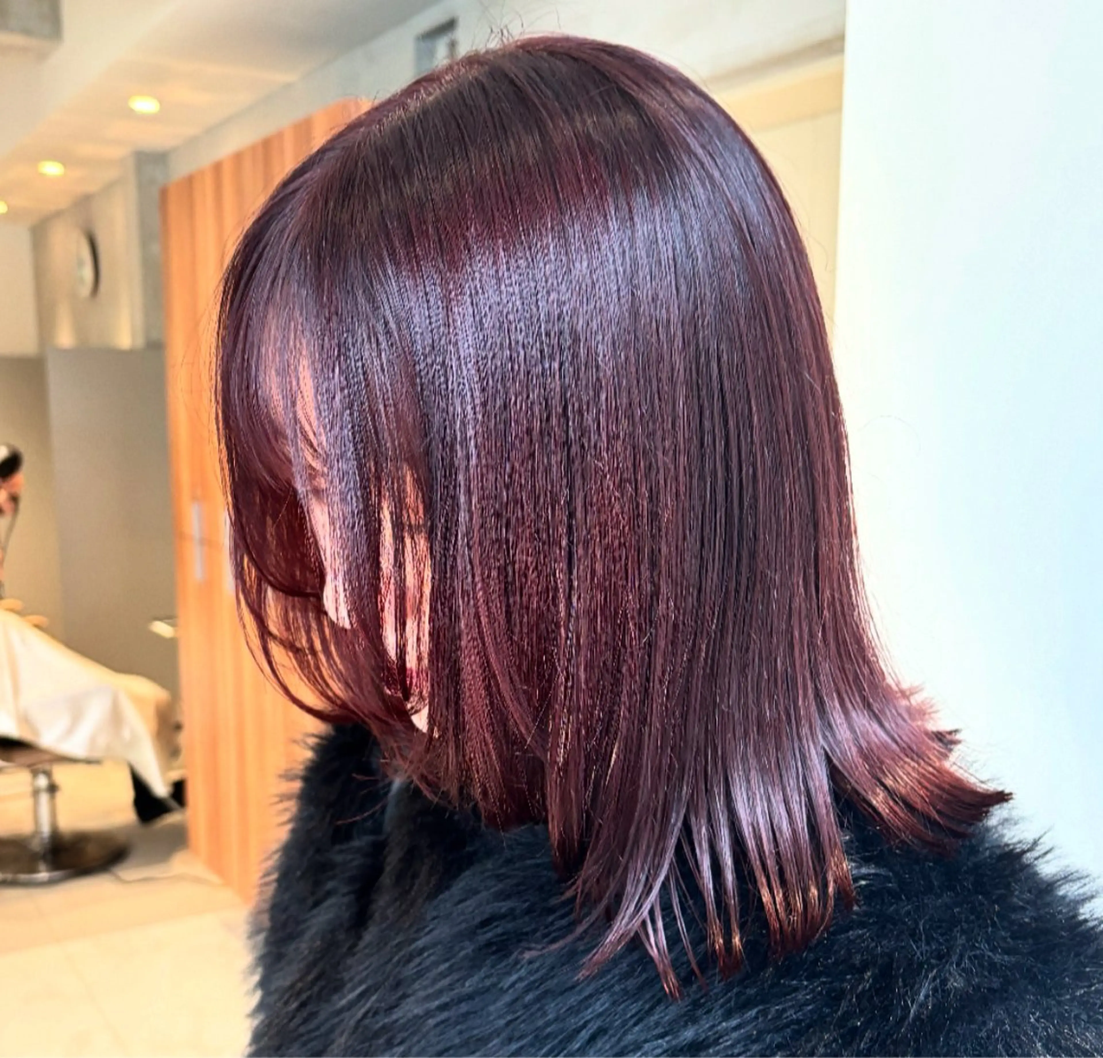 カラー ブリーチ ブリーチなしカラー 🫒🫒ブリーチなし 艶カラー🫒ヤマシロのヘアスタイル