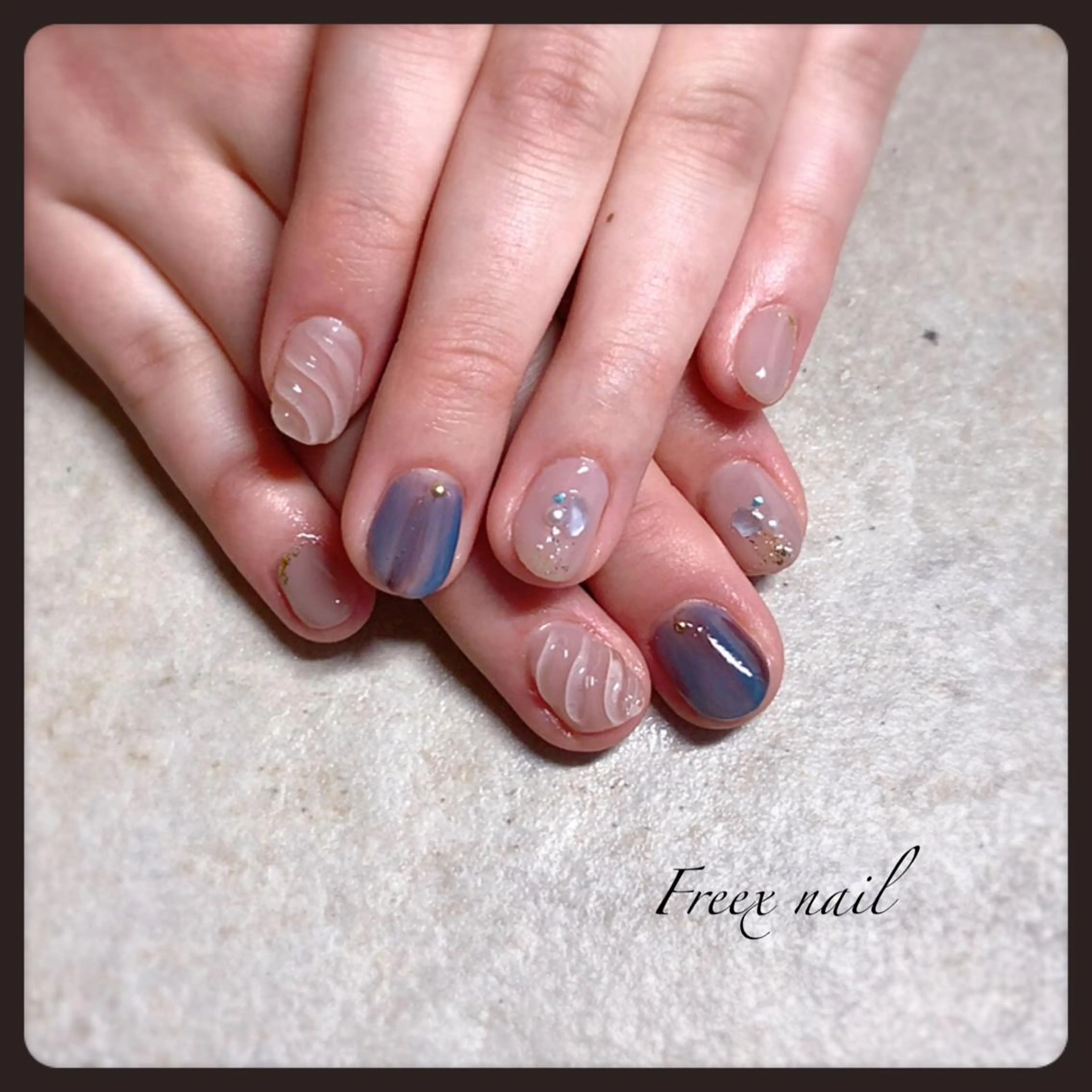 ネイル Freex nail所属・freex nail /ニュアンス/個性派のネイルデザイン