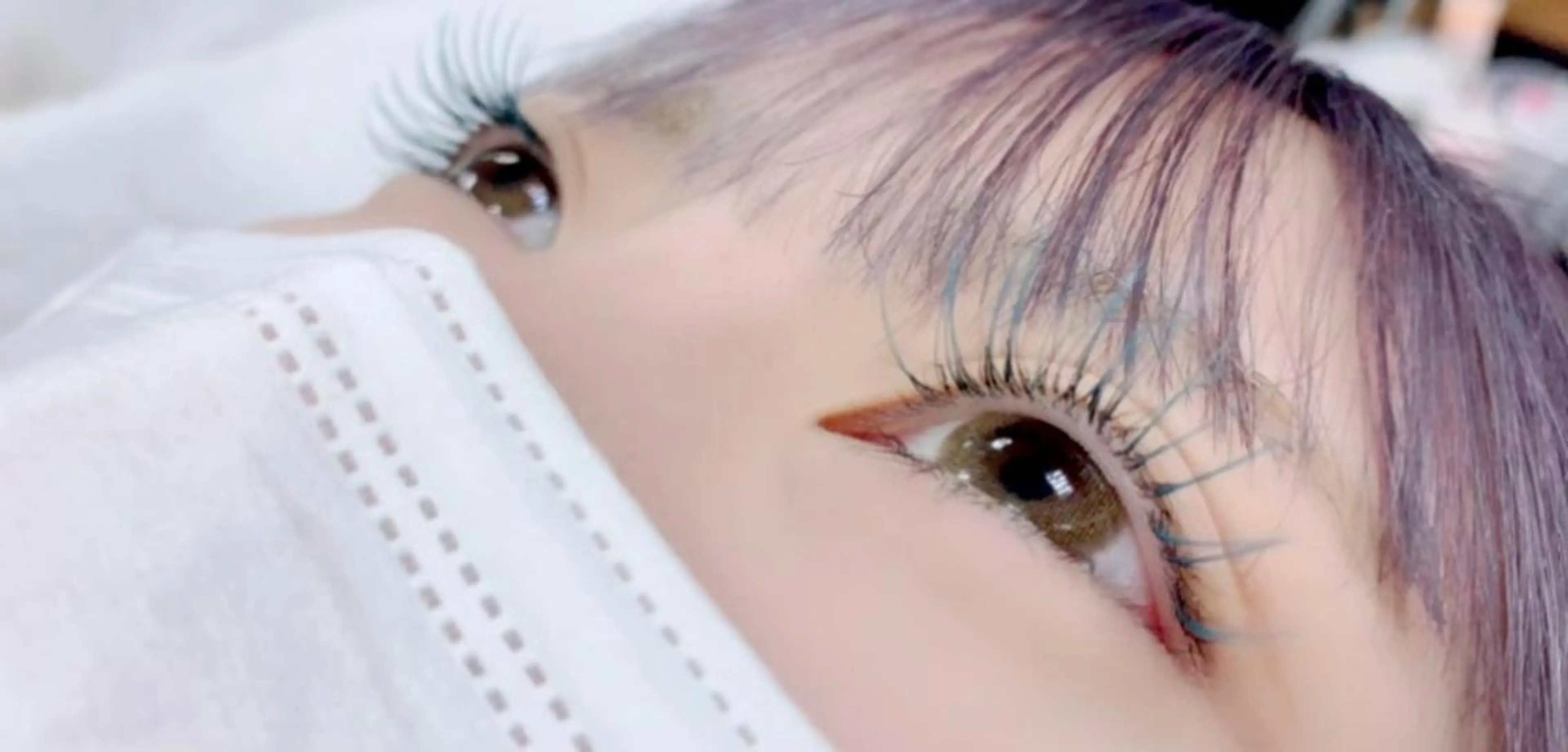 マツエク・マツパ アイブロウ 眉カラー Cカール レイヤー/艶カラー /韓国ヘア/高松のヘアスタイル