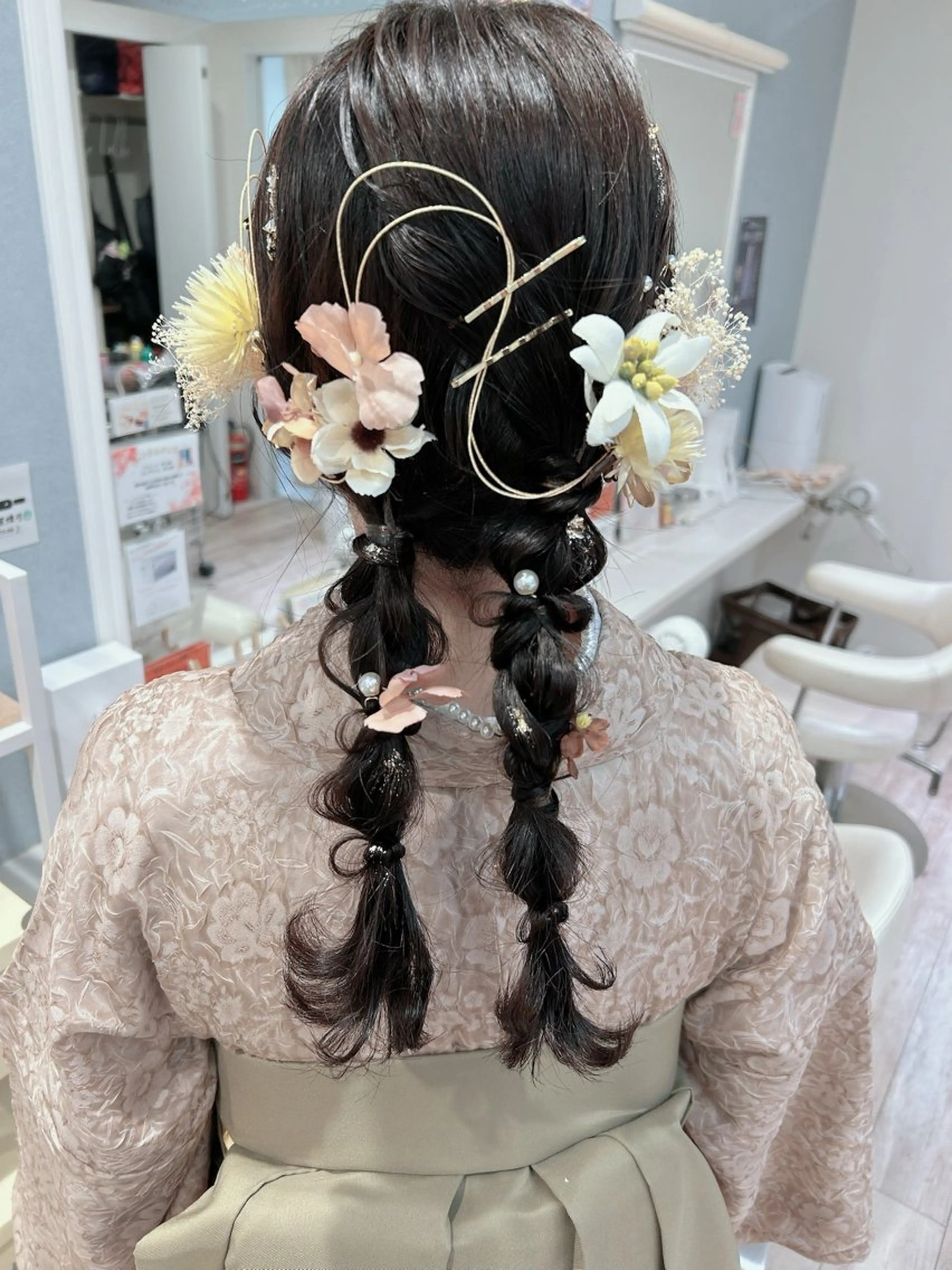 ロング ヘアアレンジ セットサロン      ラフテル所属・大阪/ヘアアレンジ /似合わせset💐のヘアスタイル