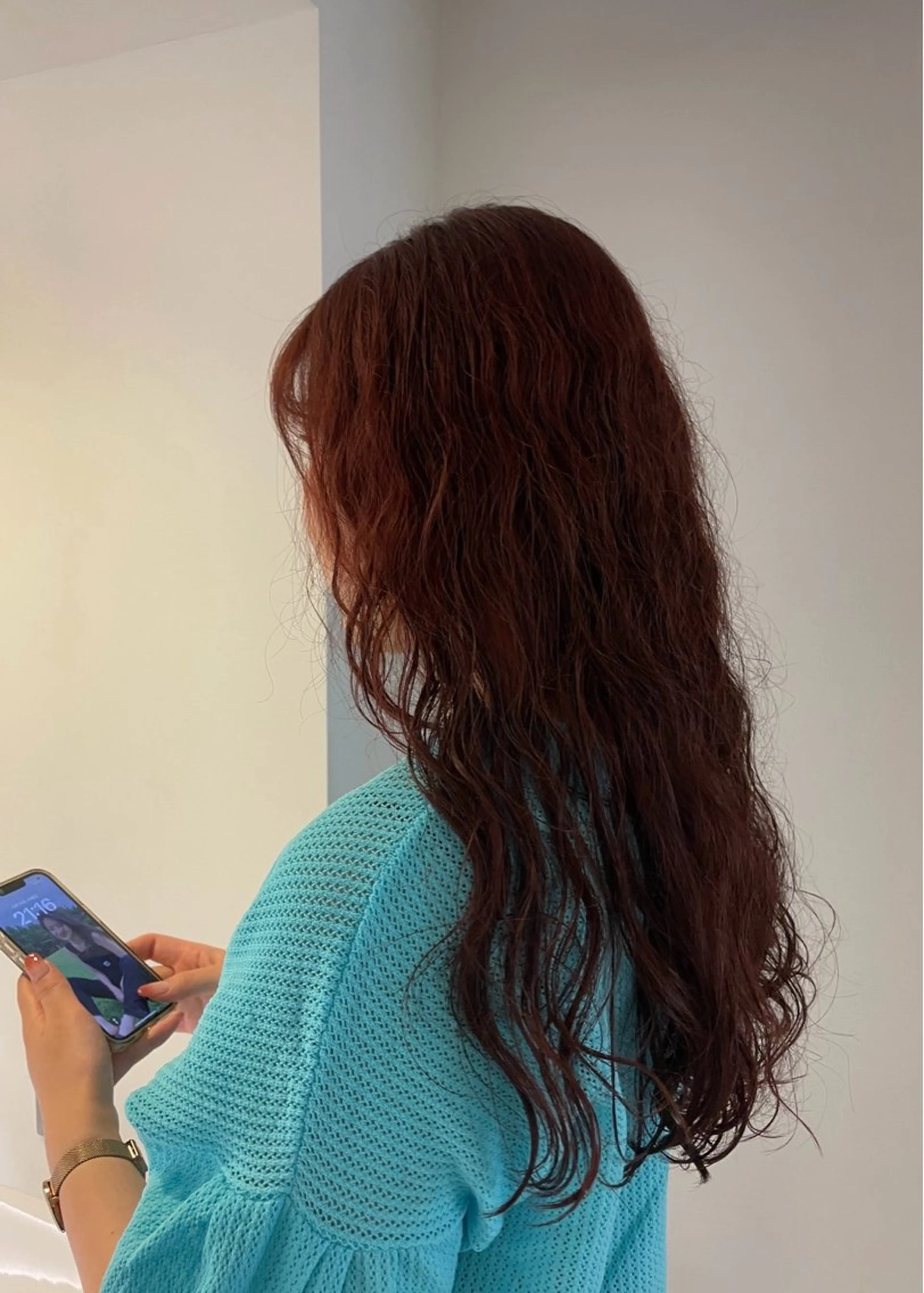 ロング ヘアカラー 🎨ハイライト･ ハイトーン/近藤怜那のヘアスタイル