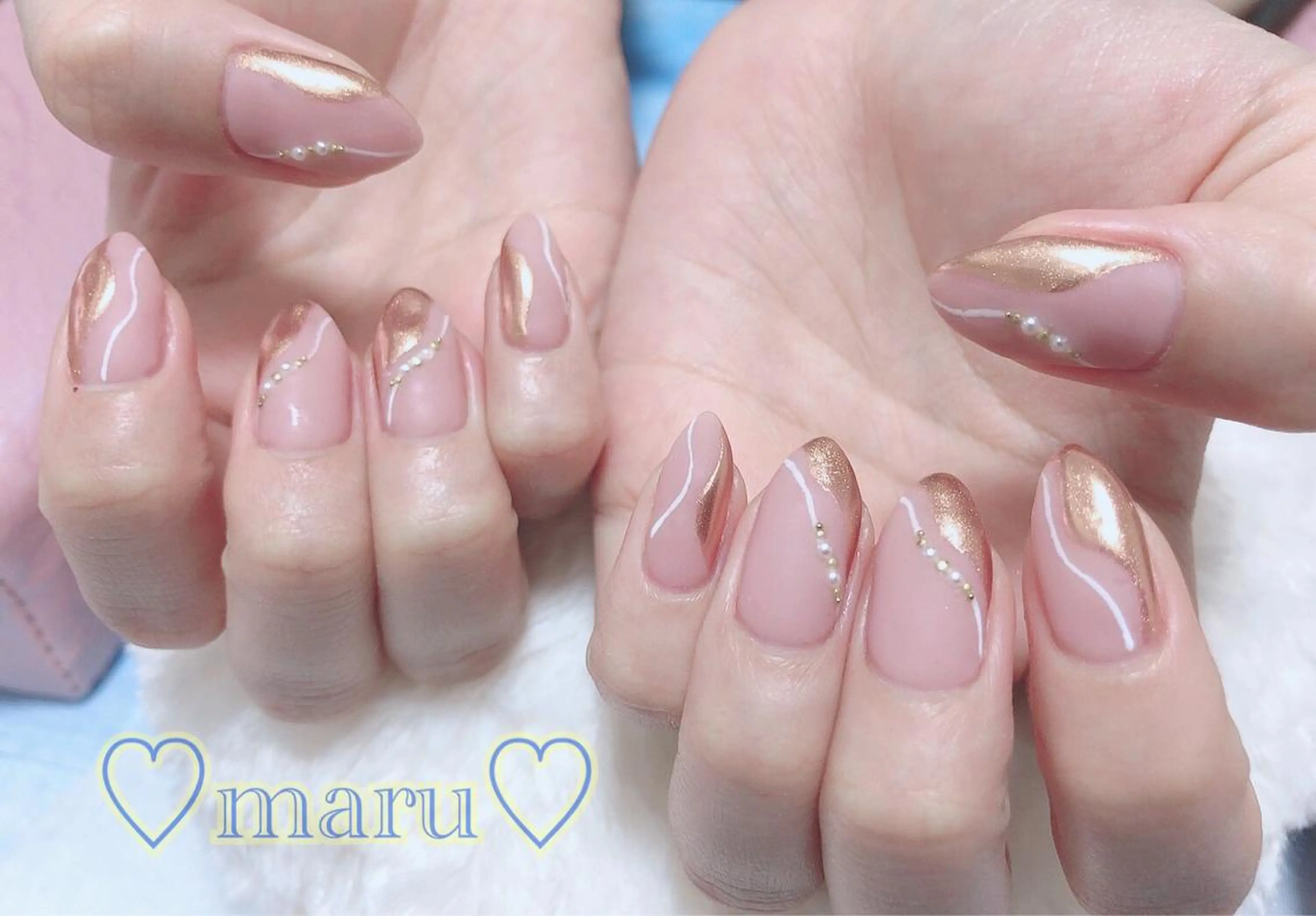 ネイル ハンドネイル フットネイル まるみ ♡のネイルデザイン