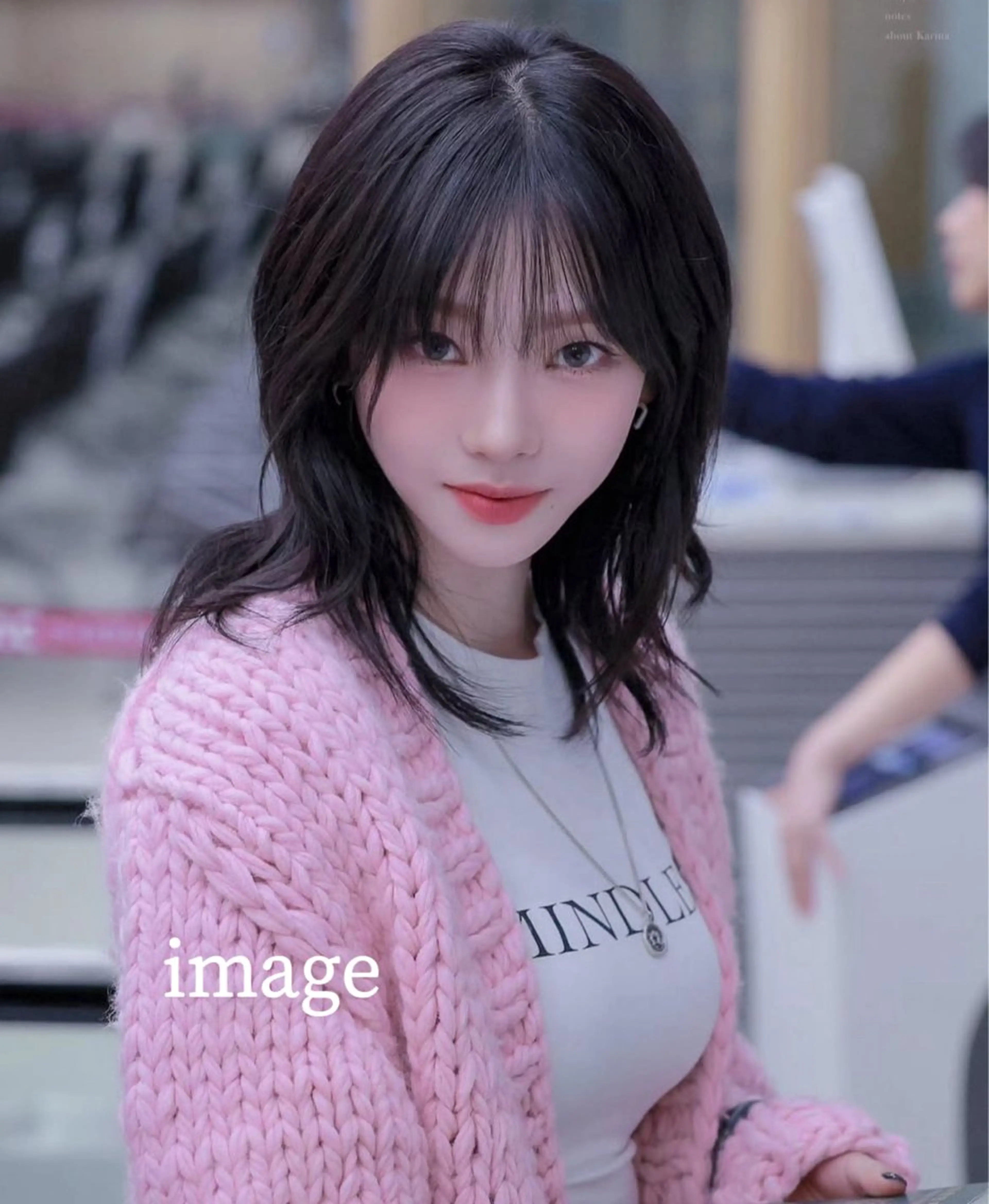 ミディアム カット トリートメント レイヤーカット/ 縮毛矯正/ミサキ💐のヘアスタイル